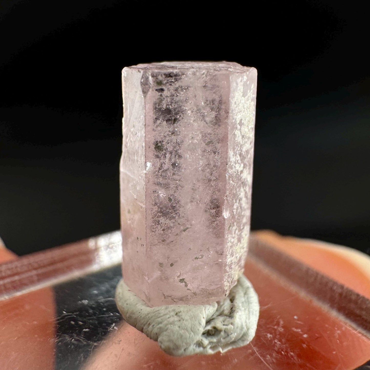 Pink Fluorapatite Crystal | UV reactive Mineral Specimen from Pakistan