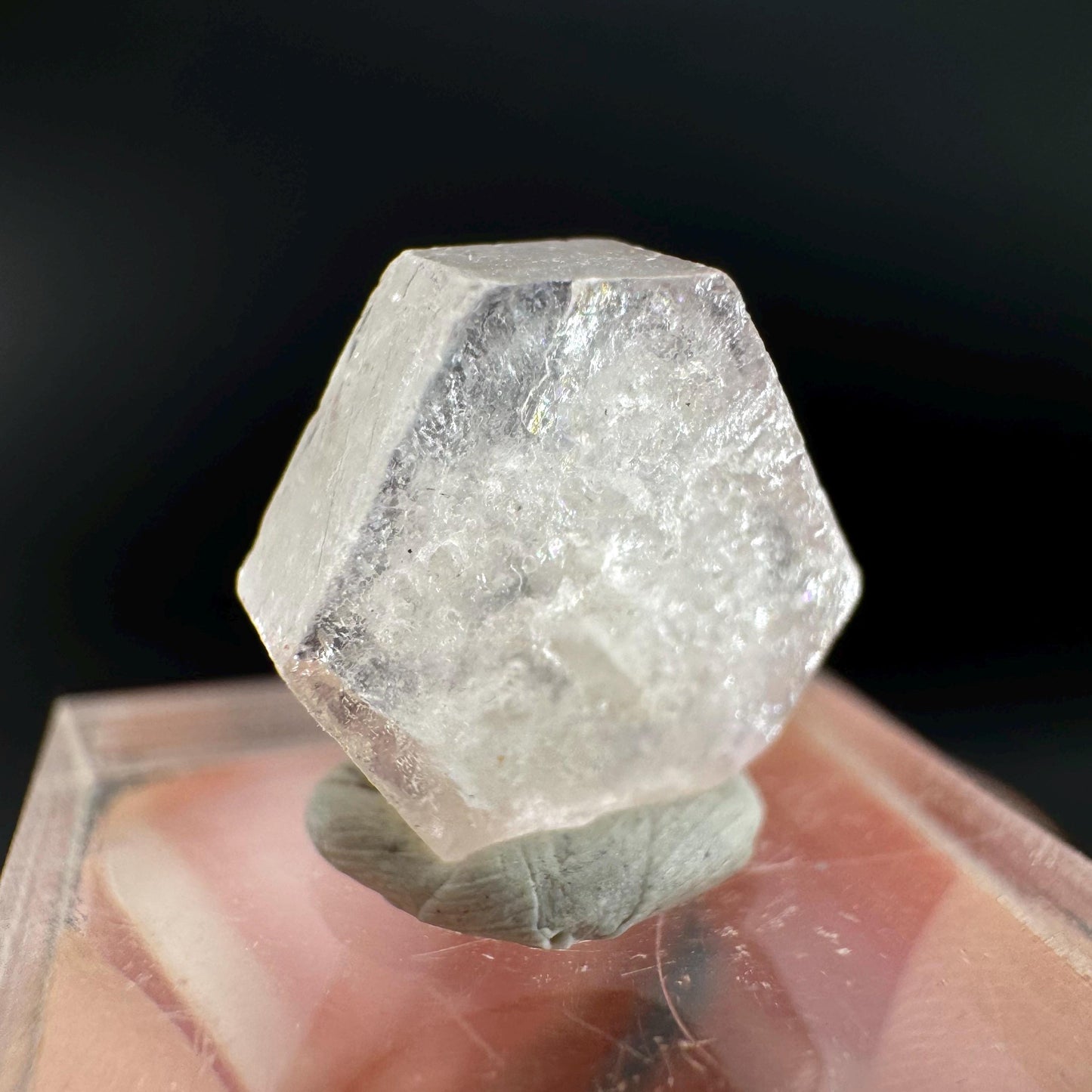 Pink Fluorapatite Crystal | UV reactive Mineral Specimen from Pakistan