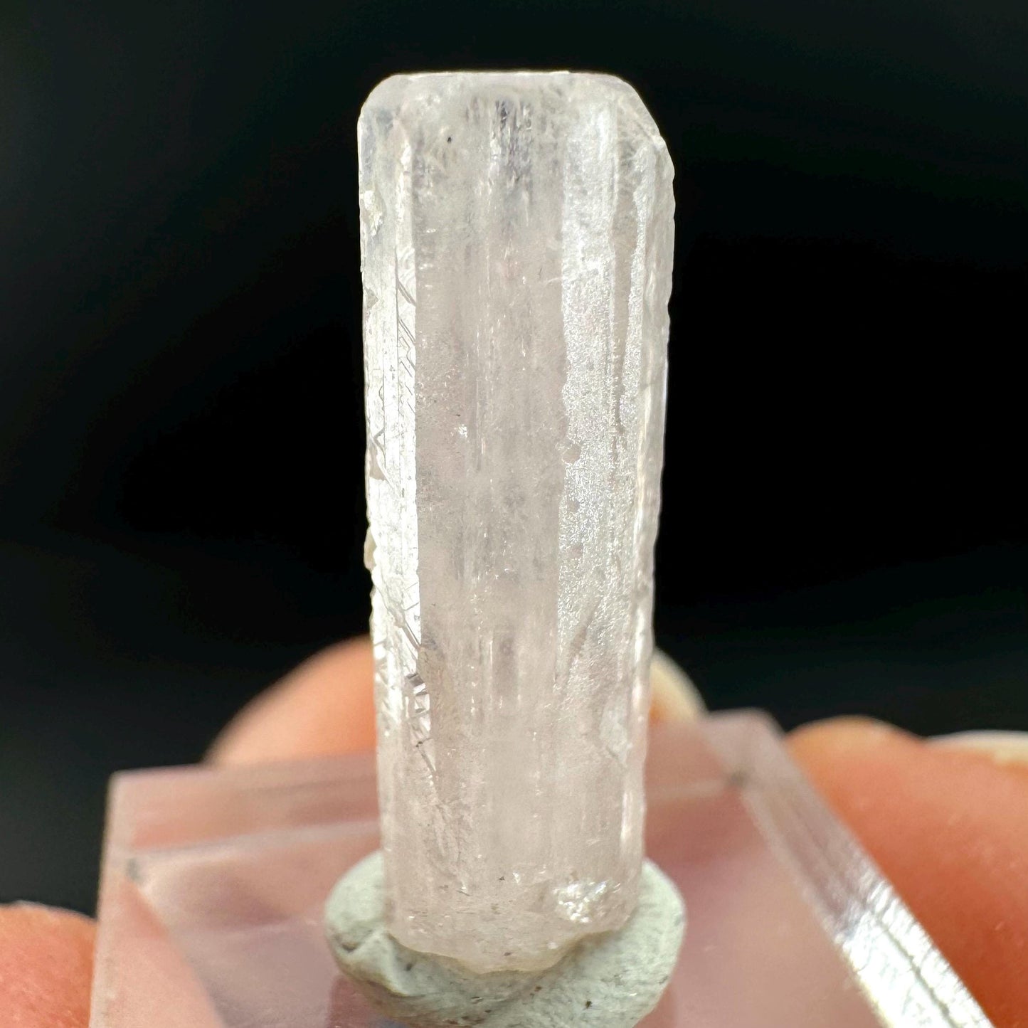 Pink Fluorapatite Crystal | UV reactive Mineral Specimen from Pakistan