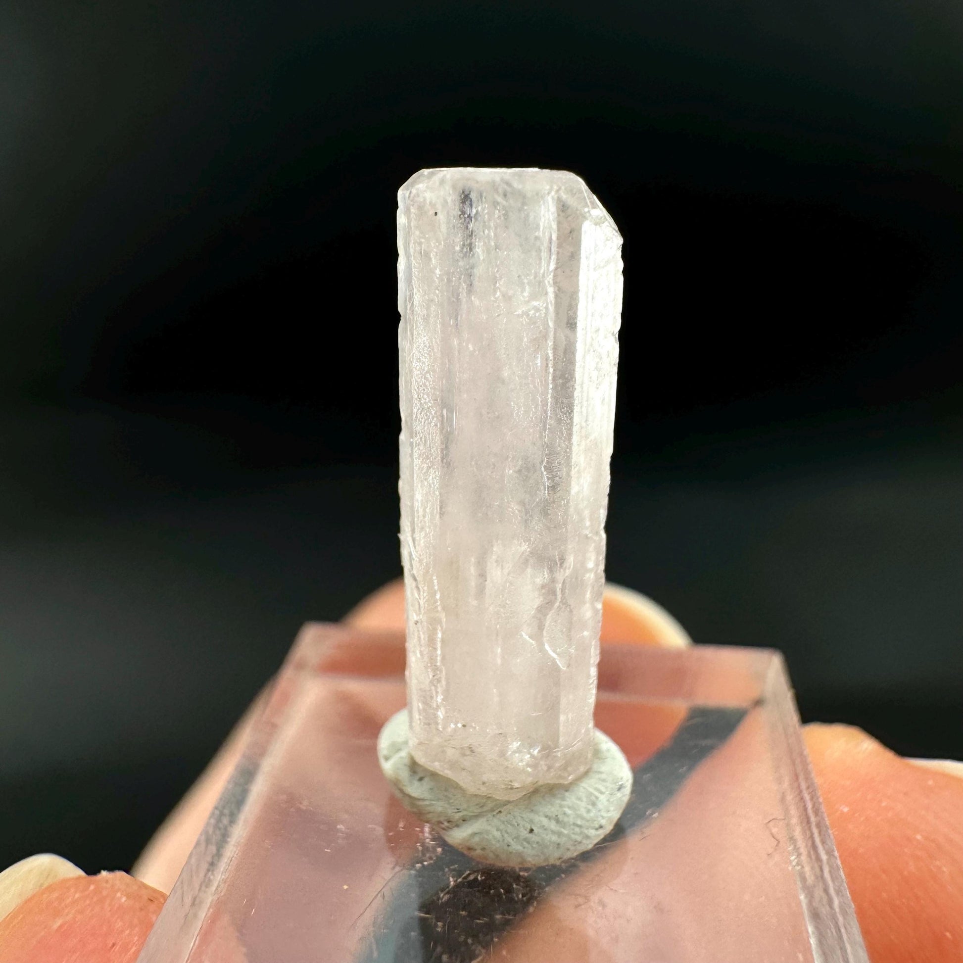 Pink Fluorapatite Crystal | UV reactive Mineral Specimen from Pakistan