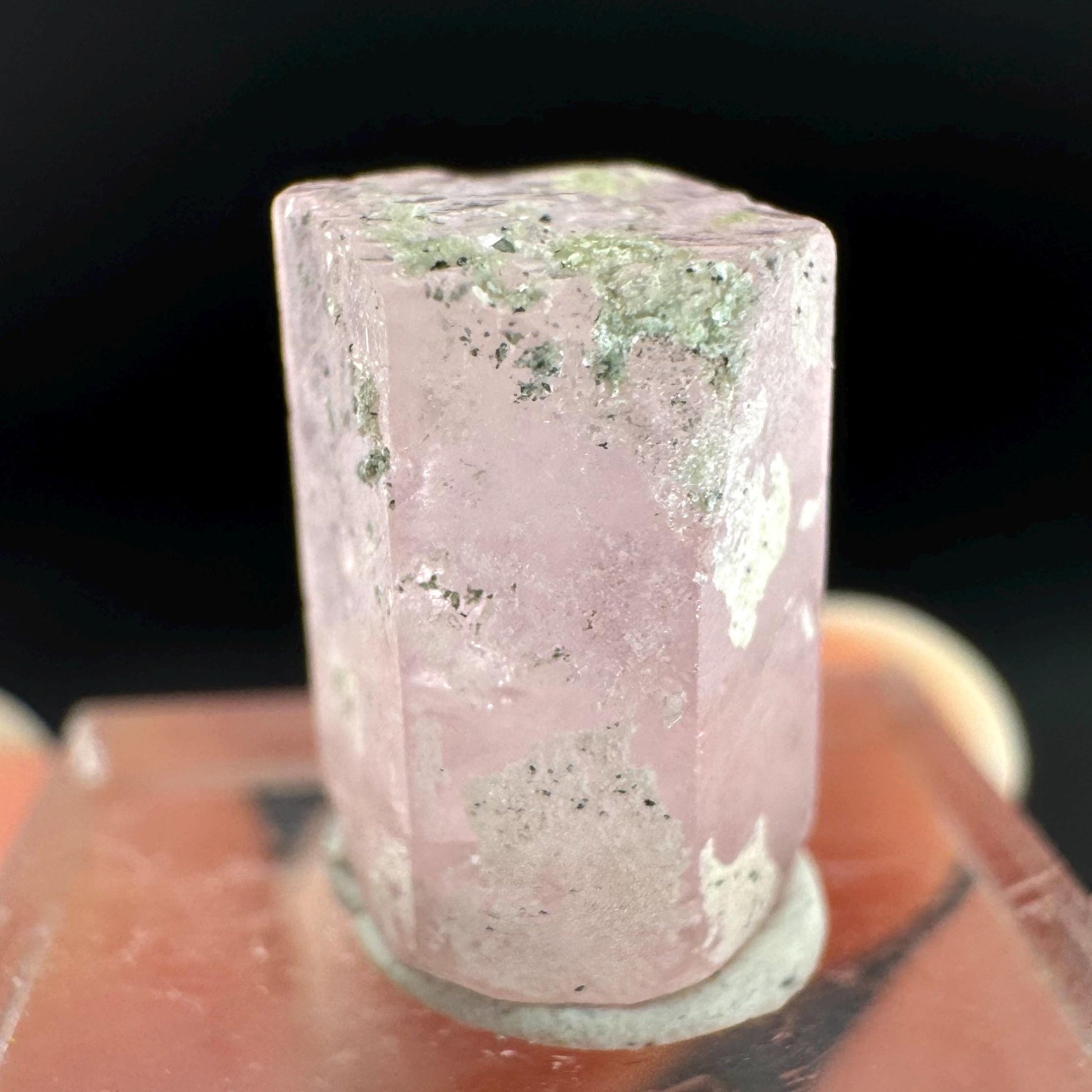Pink Fluorapatite Crystal | UV reactive Mineral Specimen from Pakistan