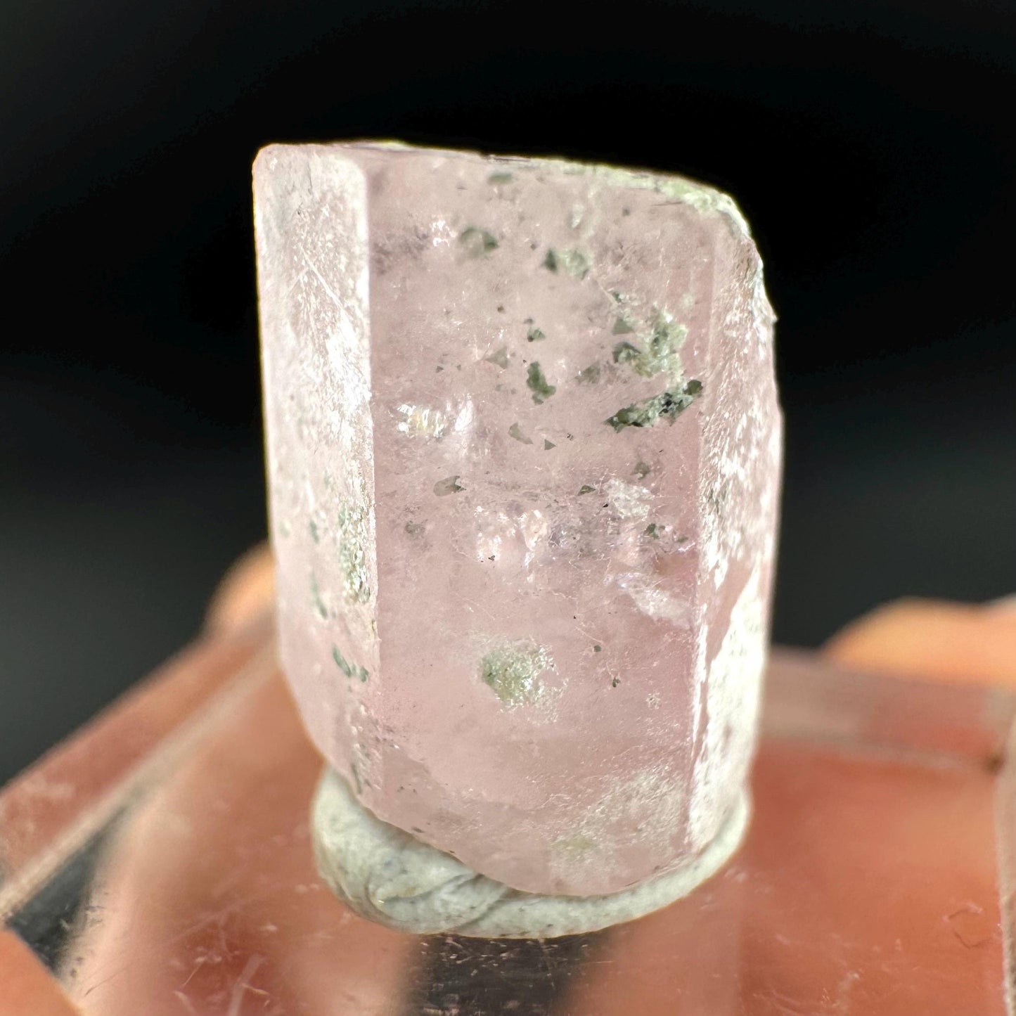 Pink Fluorapatite Crystal | UV reactive Mineral Specimen from Pakistan