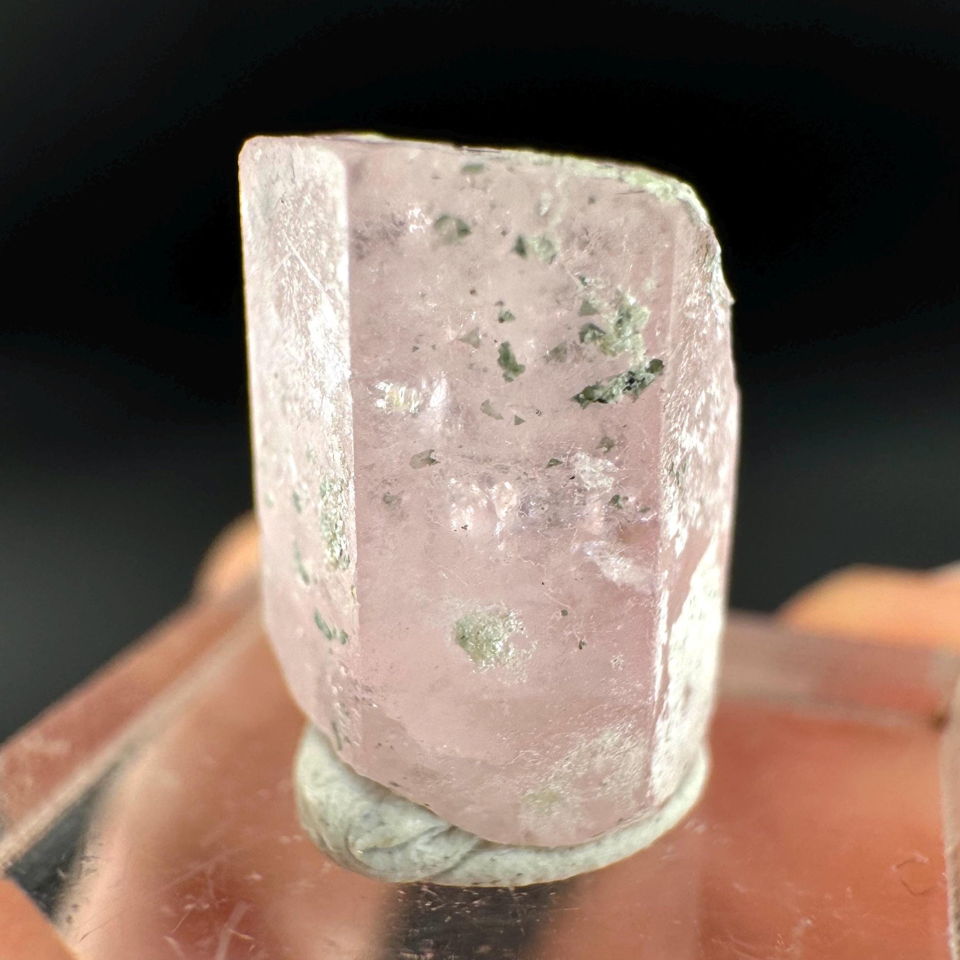 Pink Fluorapatite Crystal | UV reactive Mineral Specimen from Pakistan