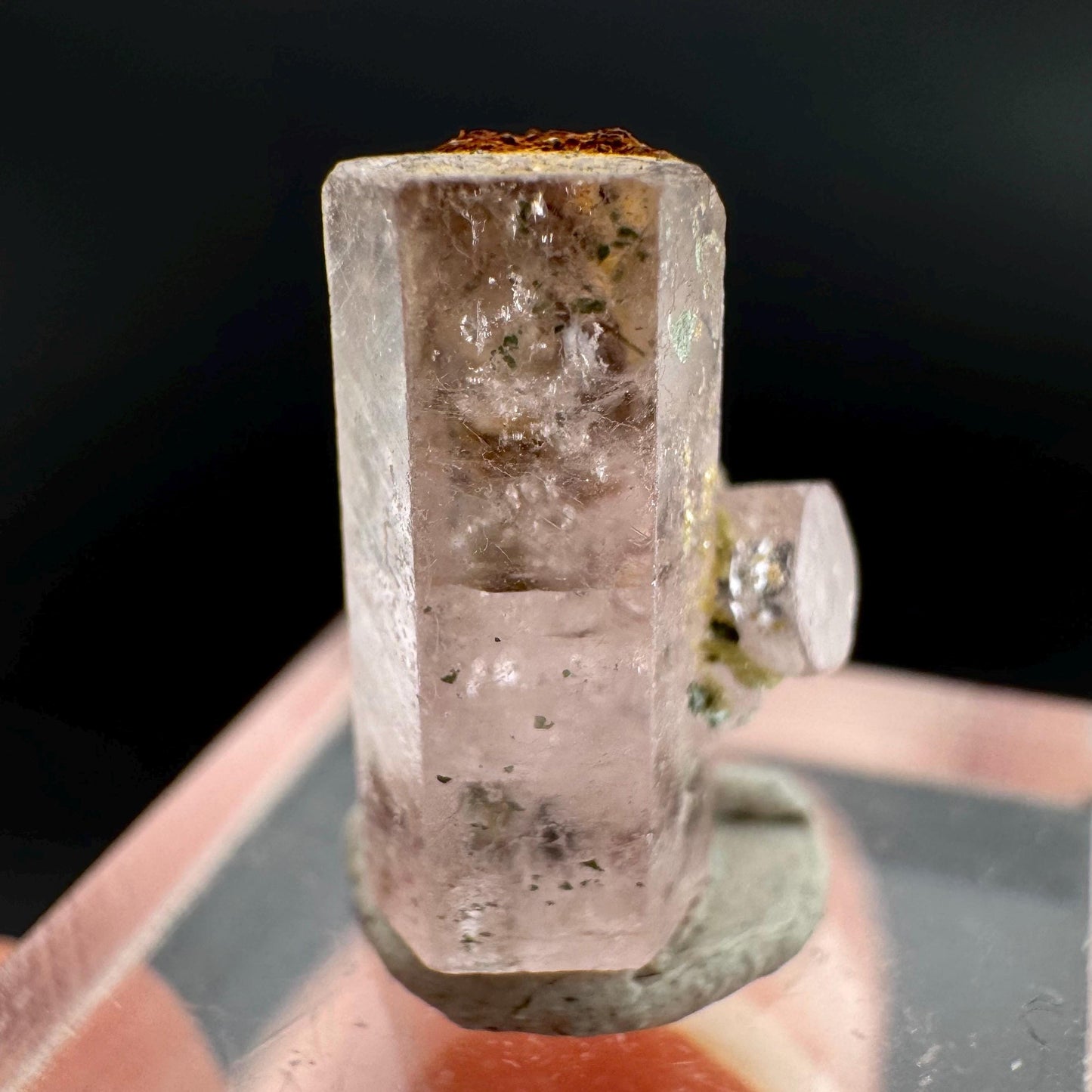 Pink Fluorapatite Crystal | UV reactive Mineral Specimen from Pakistan