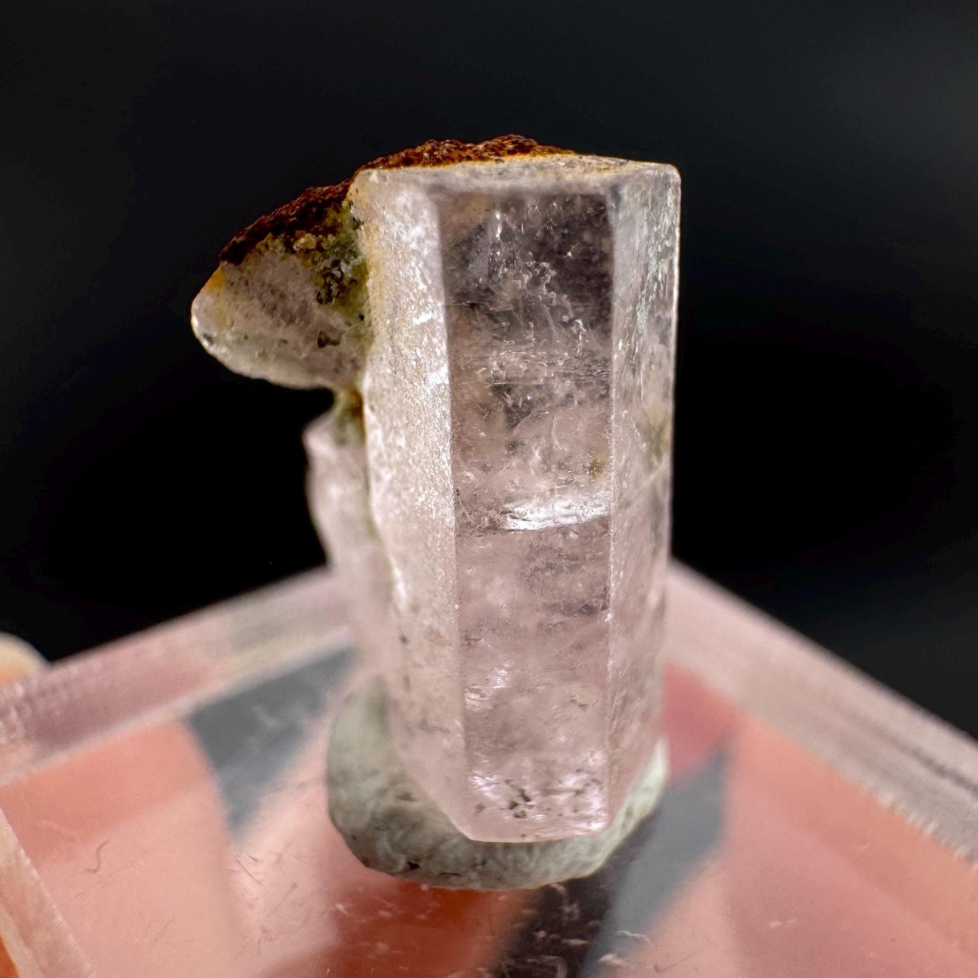 Pink Fluorapatite Crystal | UV reactive Mineral Specimen from Pakistan