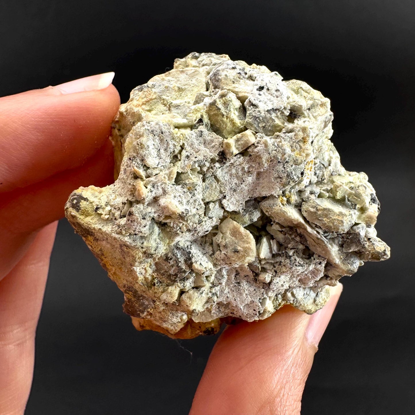 Hyalite Opal on Matrix | UV reactive crystal, green fluorescent mineral specimen from Namibia