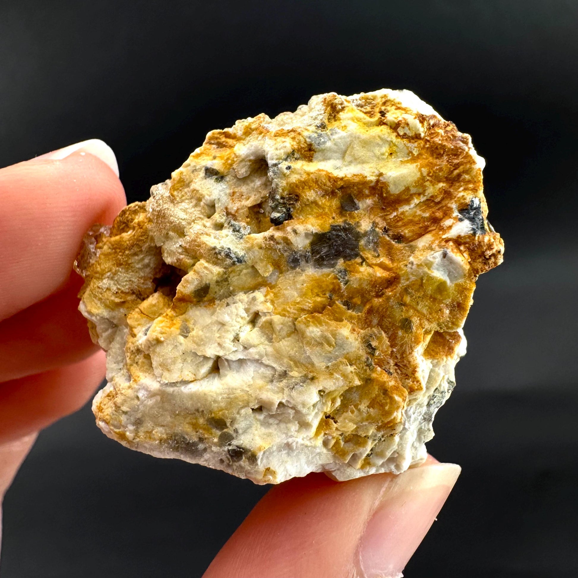 Hyalite Opal on Matrix | UV reactive crystal, green fluorescent mineral specimen from Namibia
