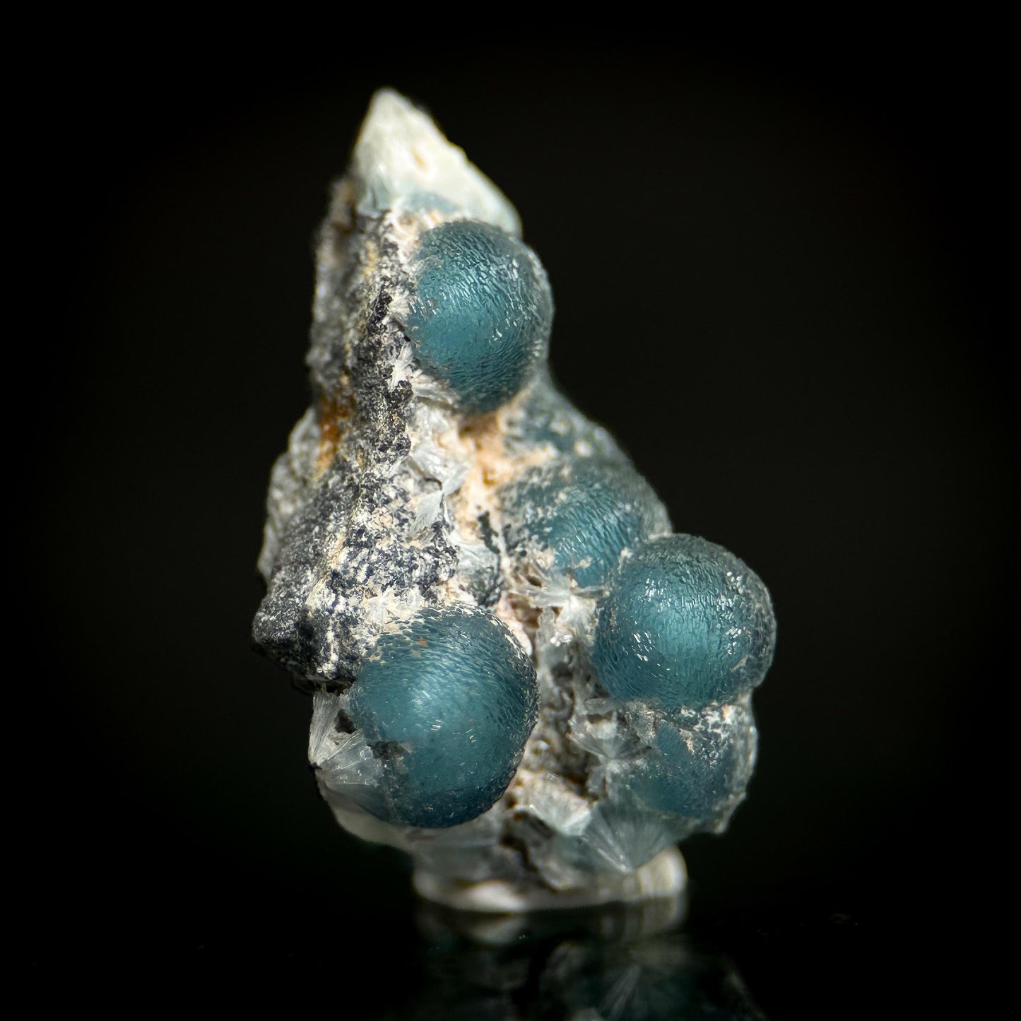 Blue Wavellite (Arkansas, USA) | crystal cluster, rare mineral specimen