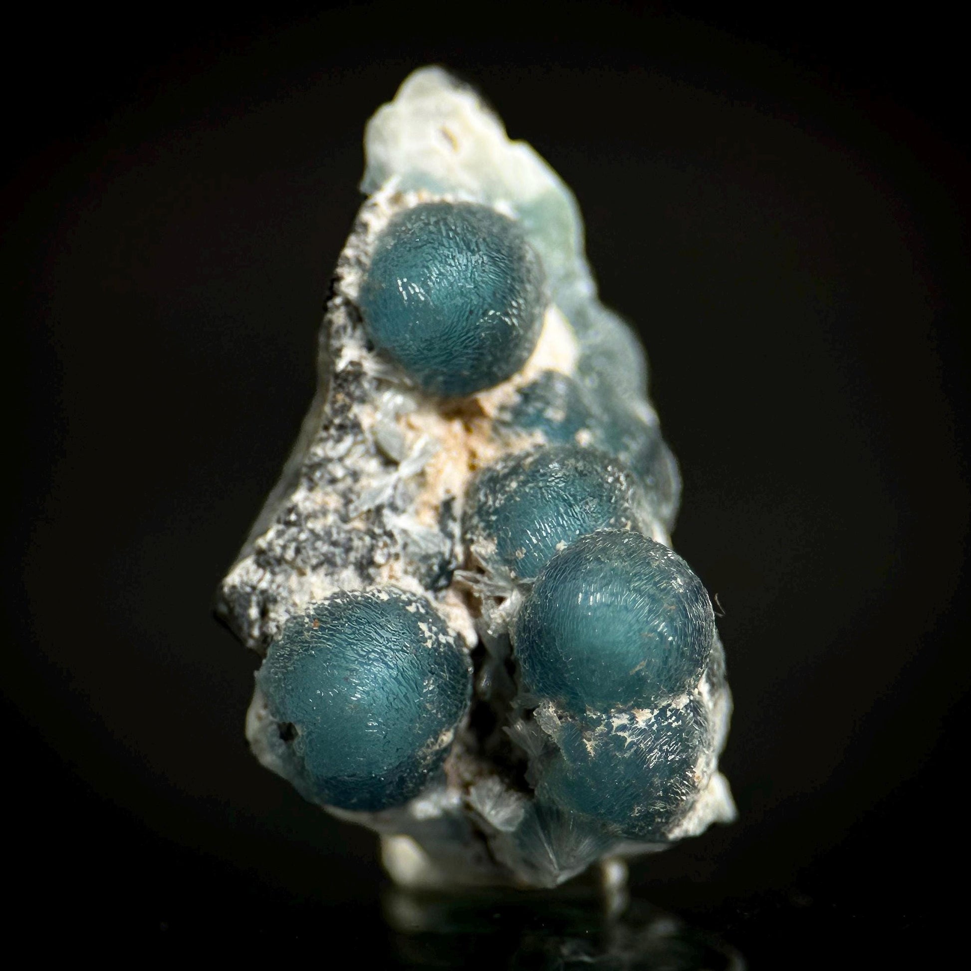 Blue Wavellite (Arkansas, USA) | crystal cluster, rare mineral specimen