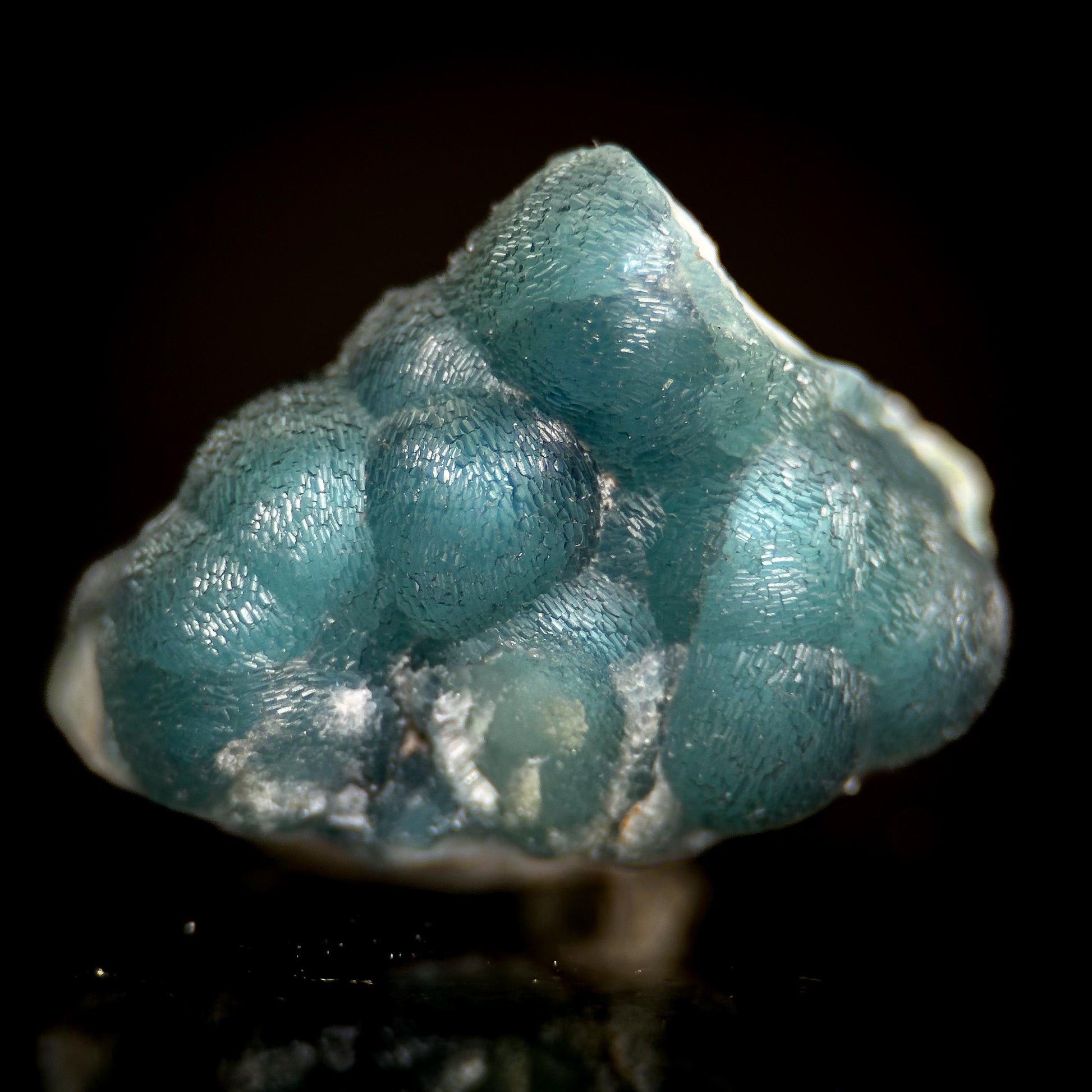 Blue Wavellite (Arkansas, USA) | crystal cluster, rare mineral specimen