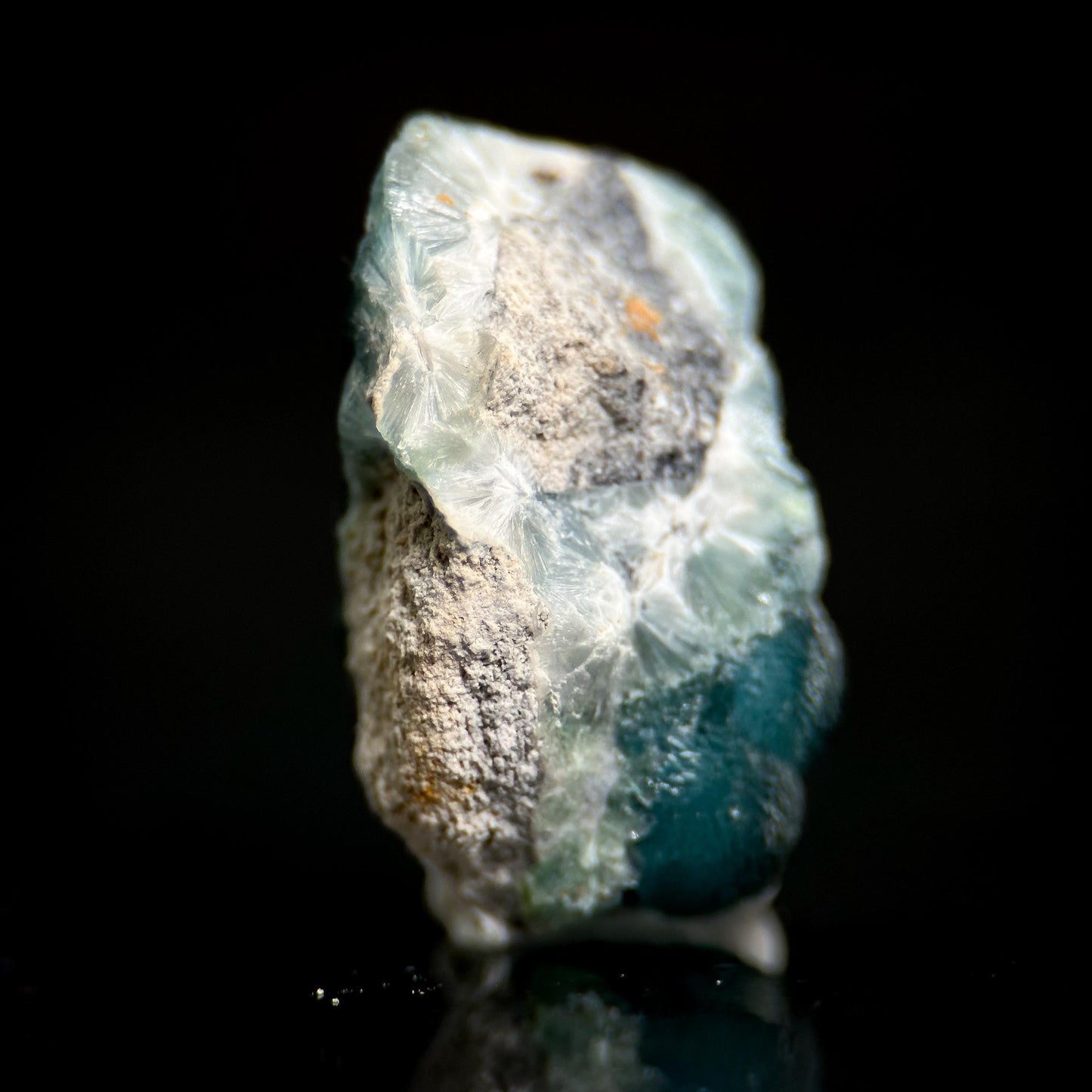 Blue Wavellite (Arkansas, USA) | crystal cluster, rare mineral specimen