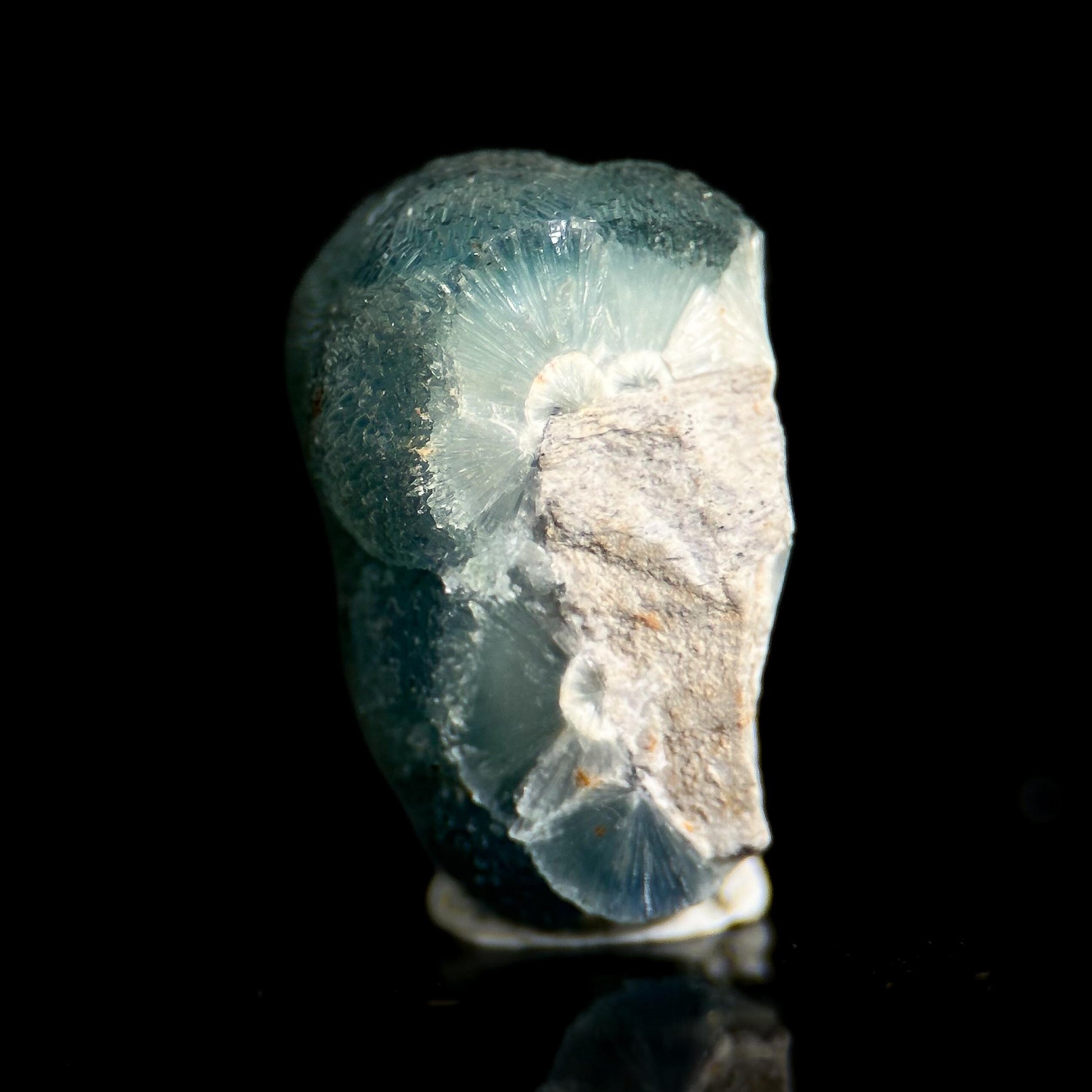Blue Wavellite (Arkansas, USA) | crystal cluster, rare mineral specimen