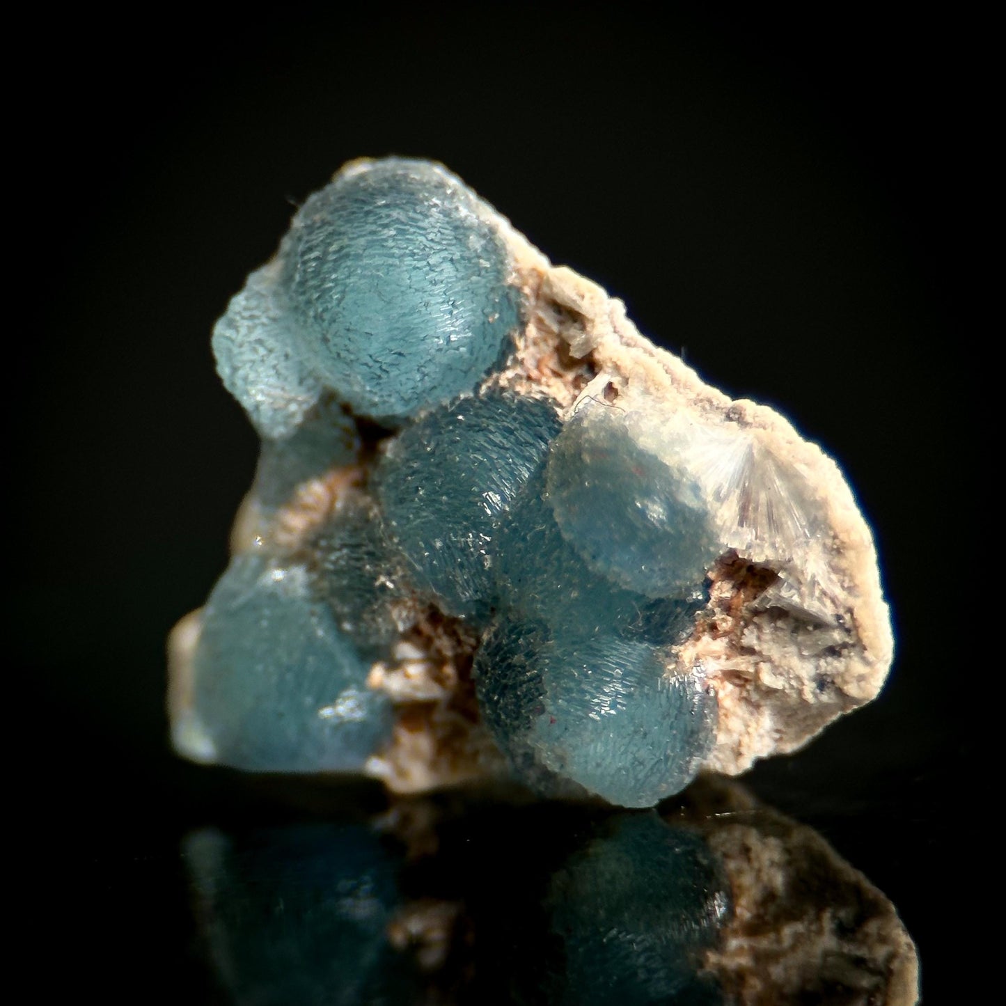 Blue Wavellite (Arkansas, USA) | crystal cluster, rare mineral specimen