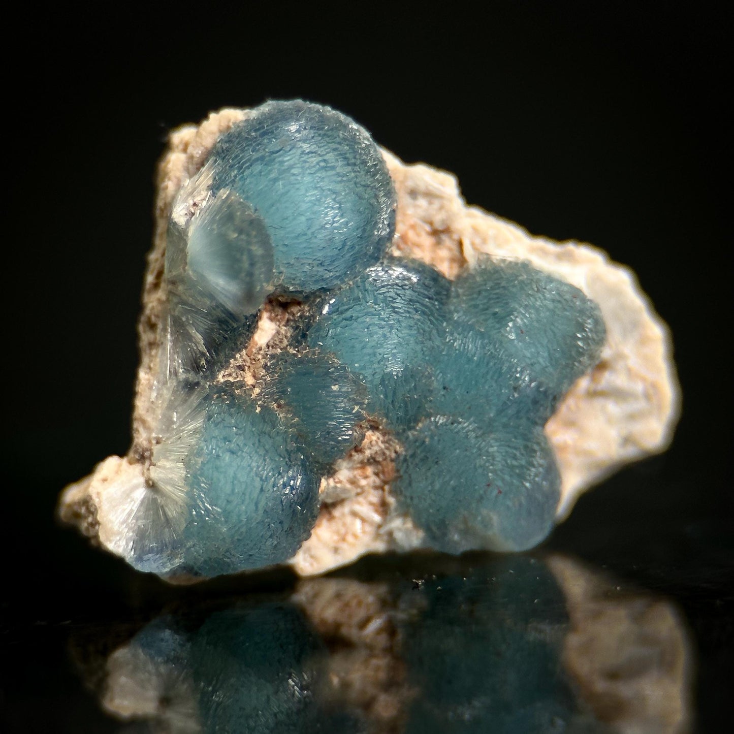 Blue Wavellite (Arkansas, USA) | crystal cluster, rare mineral specimen