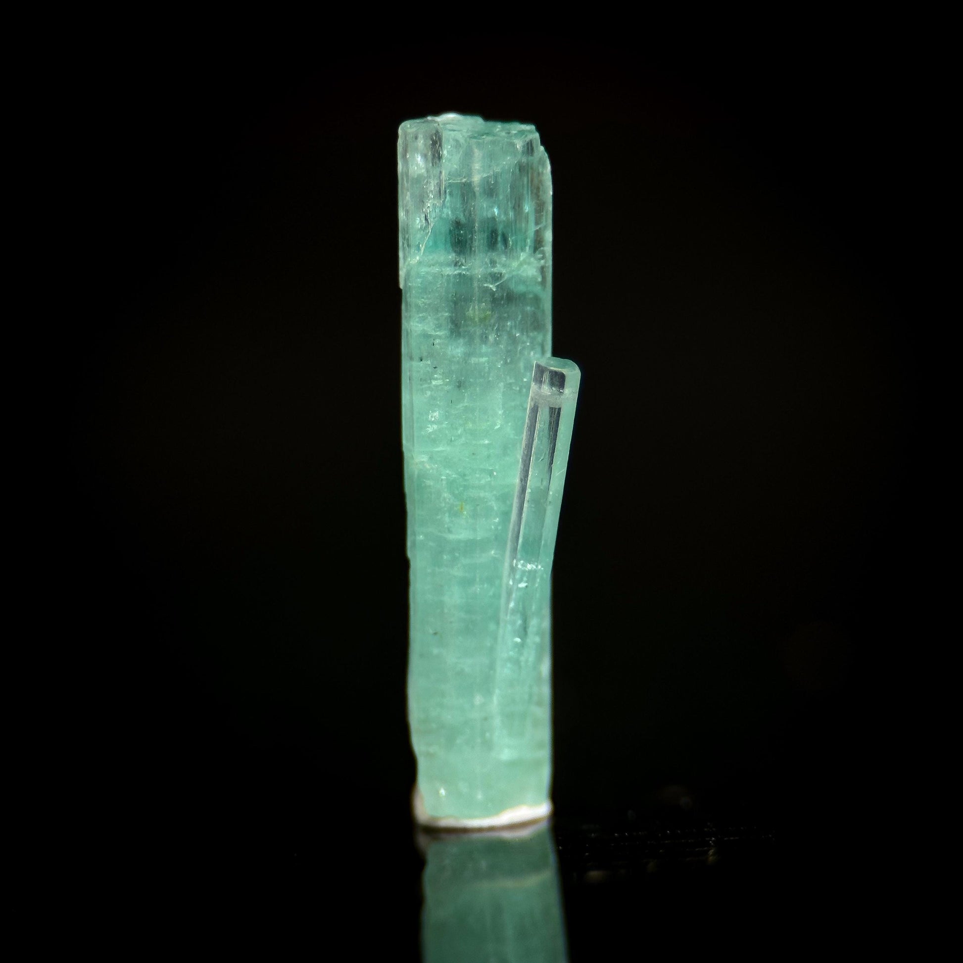 Beryl var. Emerald | natural seafoam green crystal, mineral specimen from Nigeria