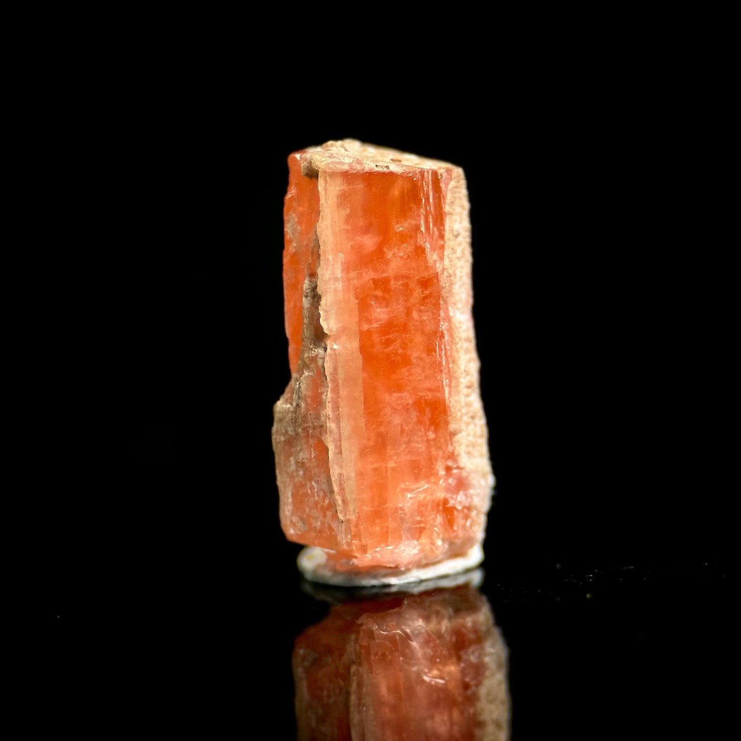 Serandite | orange crystal, rare mineral specimen from Canada