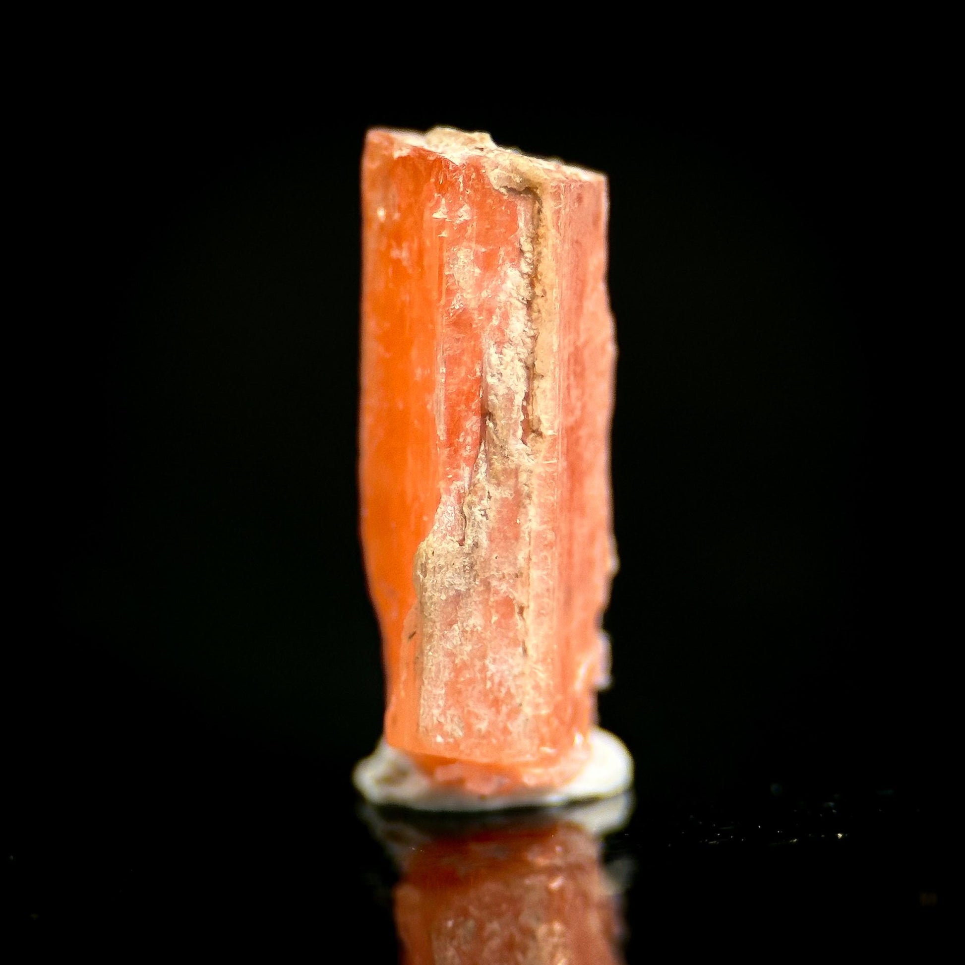 Serandite | orange crystal, rare mineral specimen from Canada