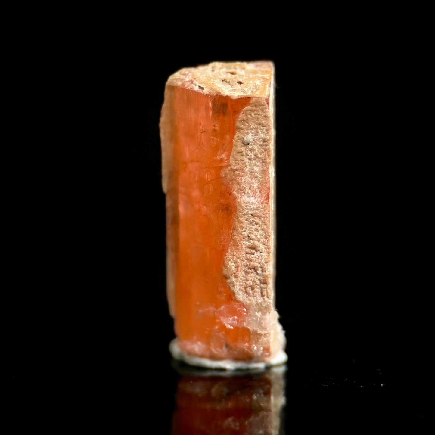 Serandite | orange crystal, rare mineral specimen from Canada