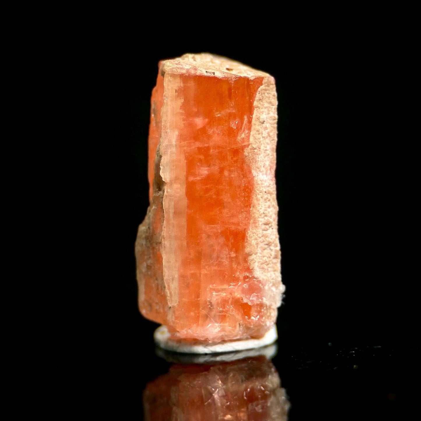 Serandite | orange crystal, rare mineral specimen from Canada