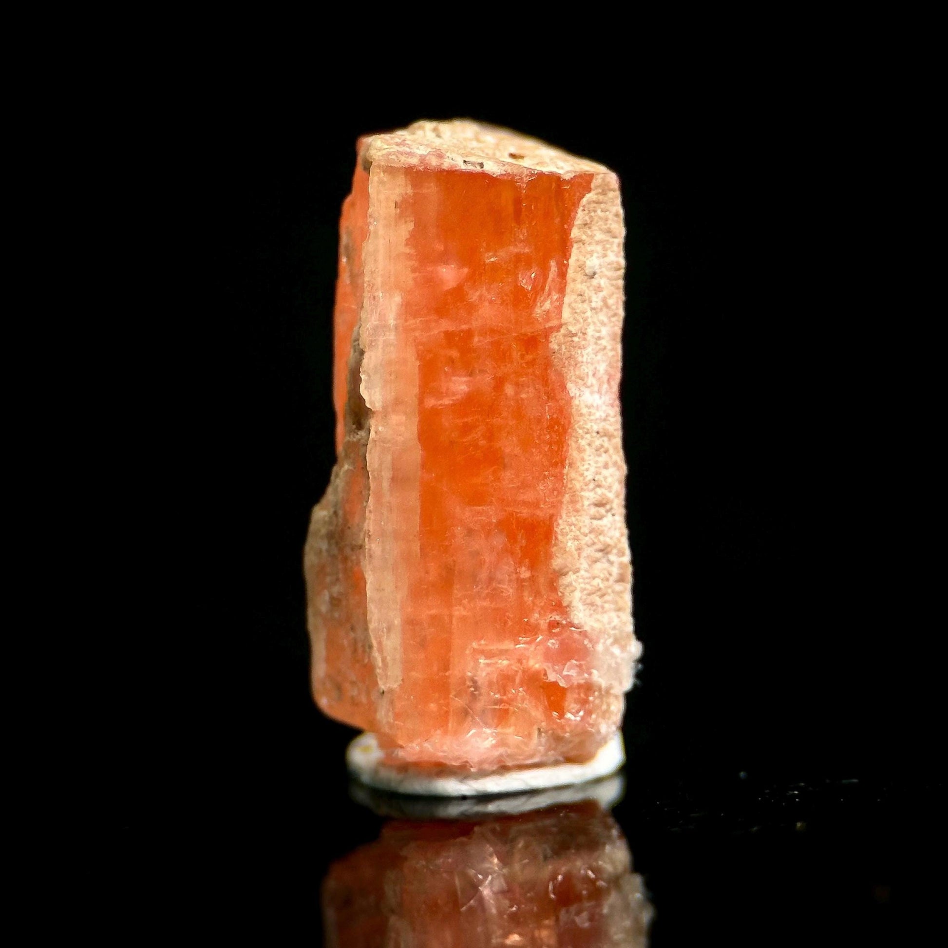 Serandite | orange crystal, rare mineral specimen from Canada