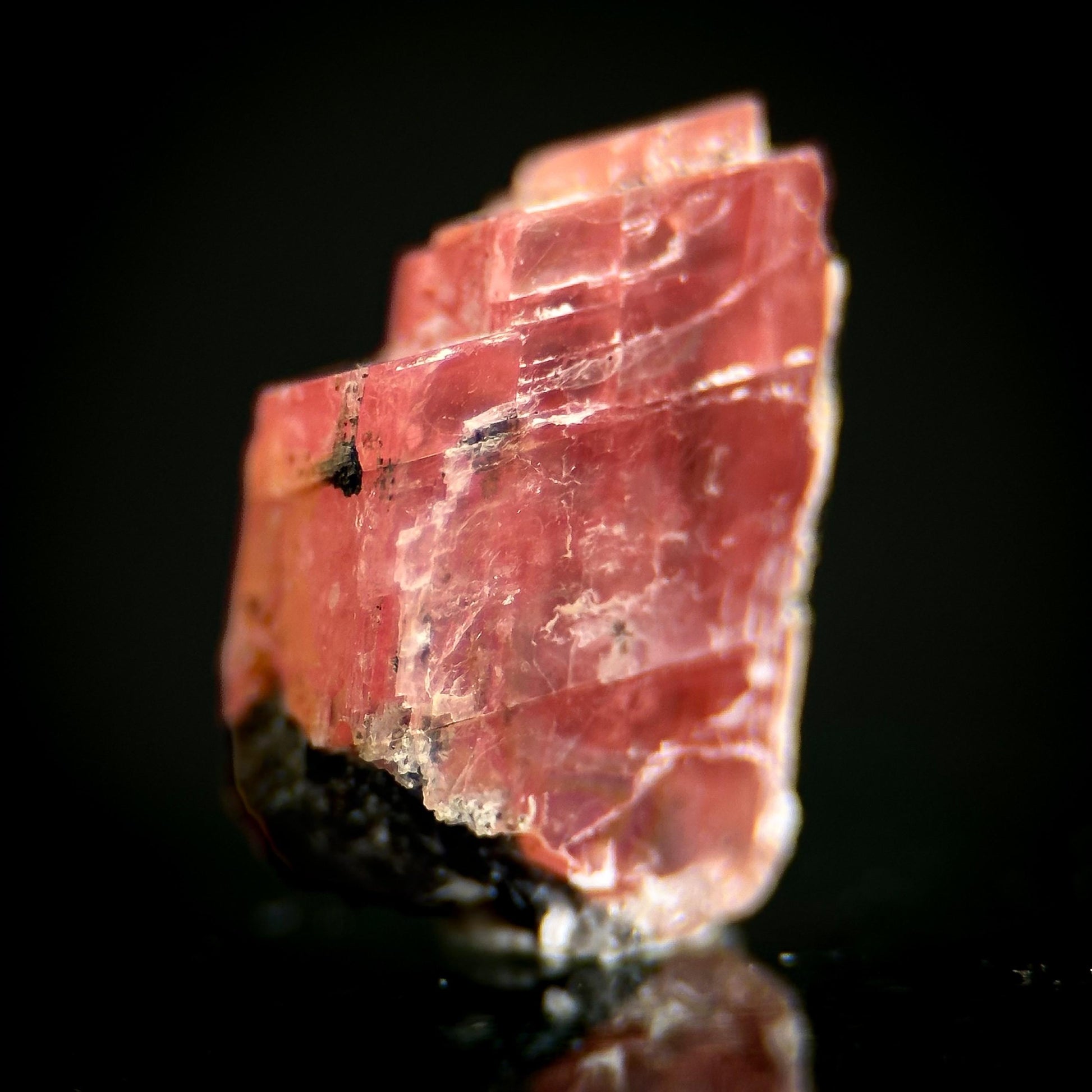 Rhodochrosite | pink crystal, rare mineral specimen from Sweet Home Mine