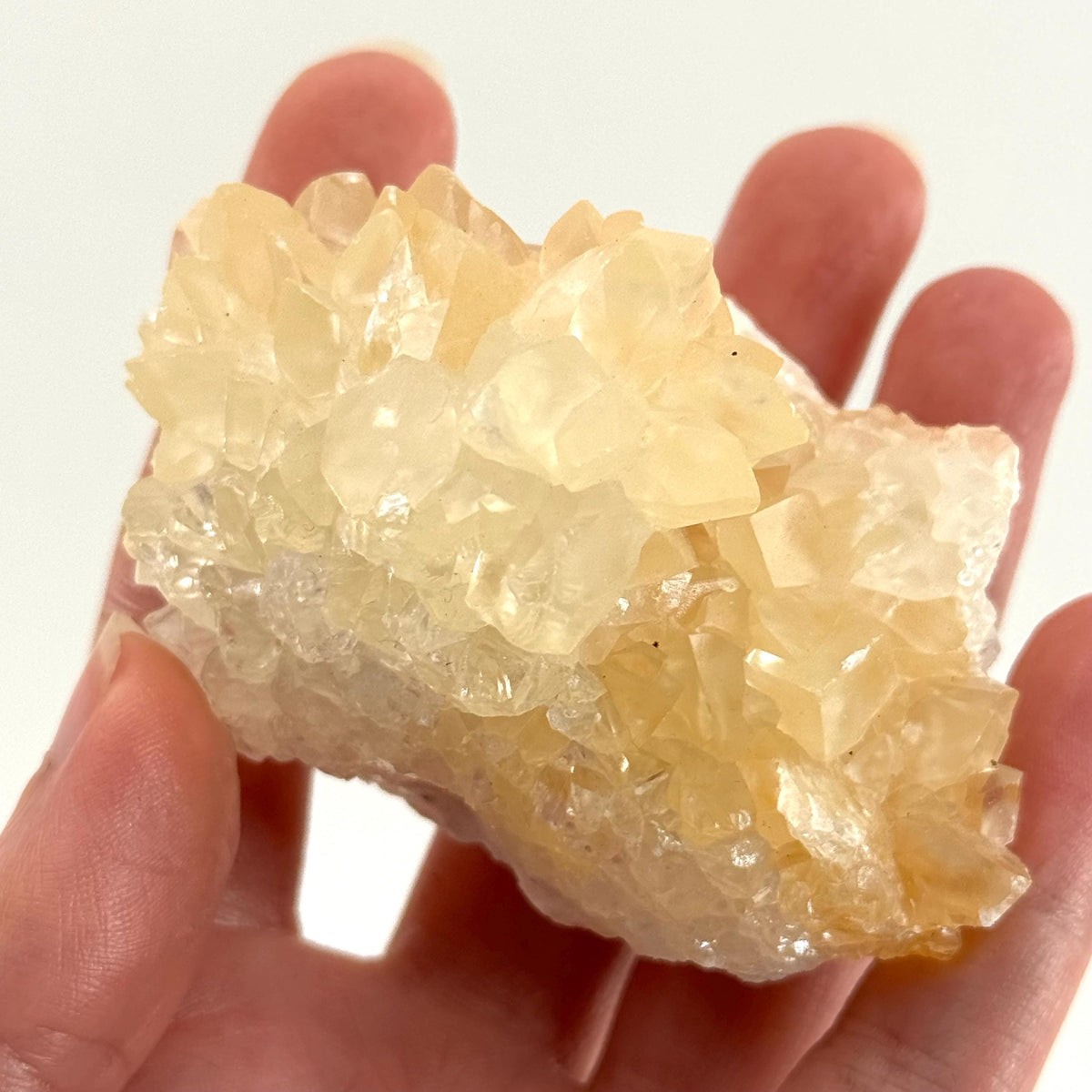Fluorescent Calcite | UV-reactive crystal, natural mineral specimen from Indonesia
