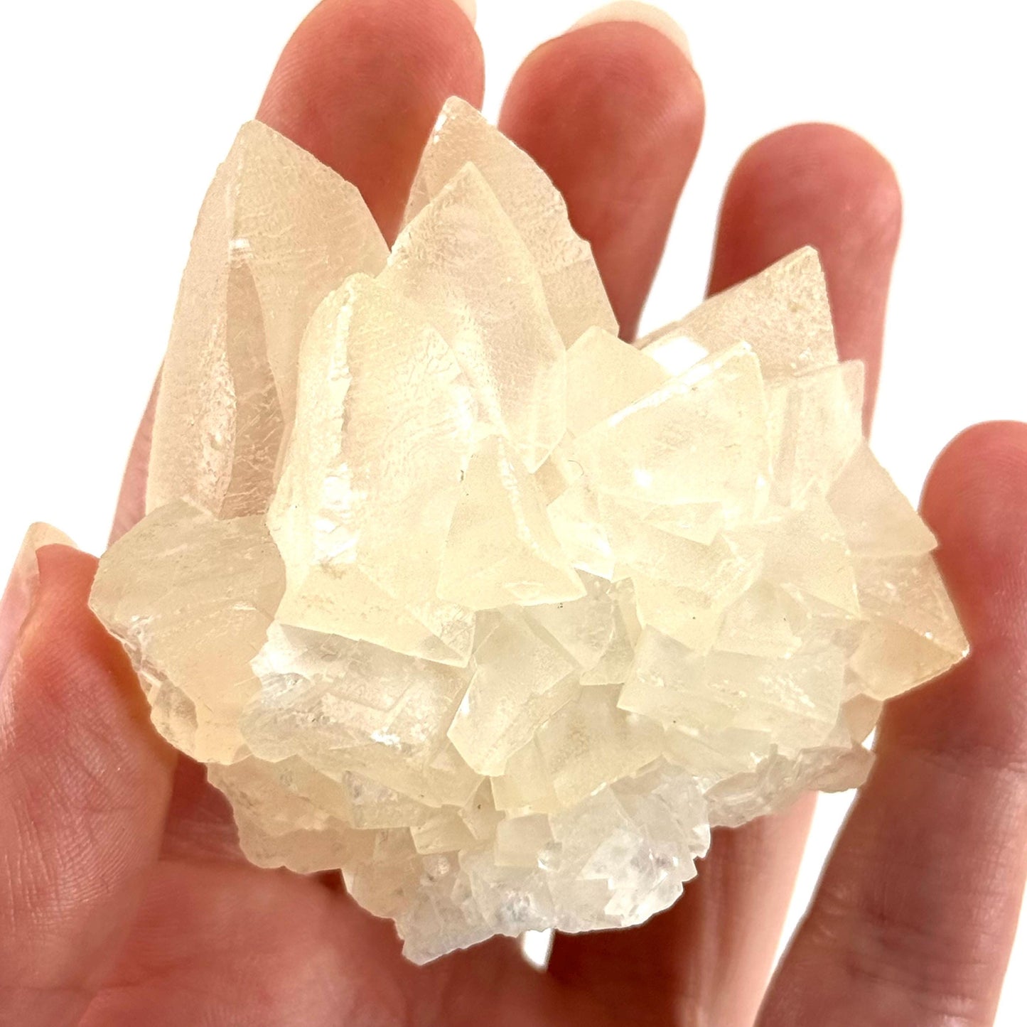 Fluorescent Calcite | UV-reactive crystal, natural mineral specimen from Indonesia