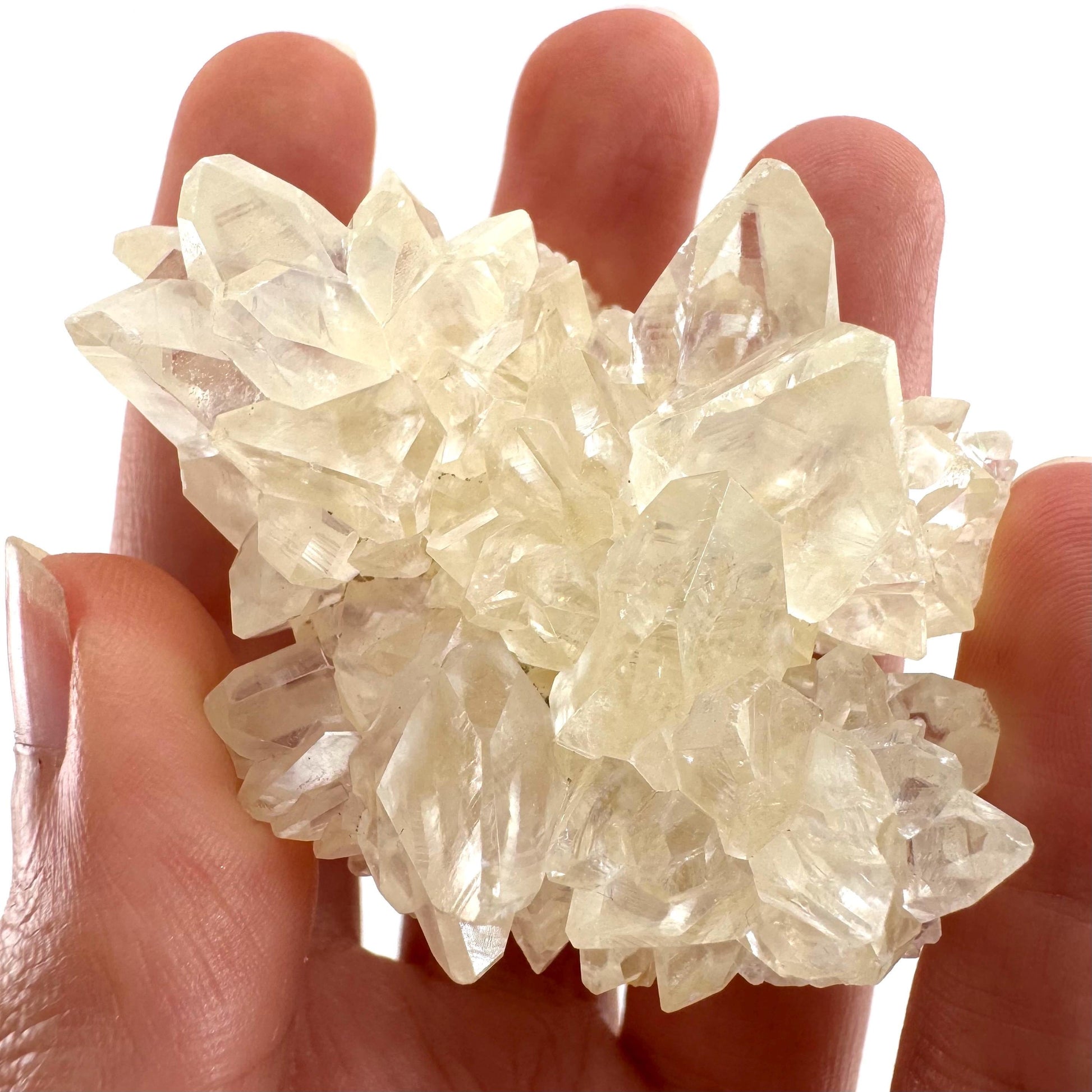 Fluorescent Calcite | UV-reactive crystal, natural mineral specimen from Indonesia