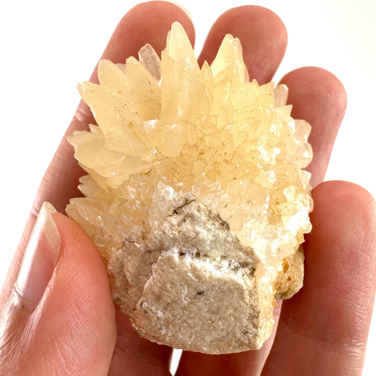 Fluorescent Calcite | UV-reactive crystal, natural mineral specimen from Indonesia