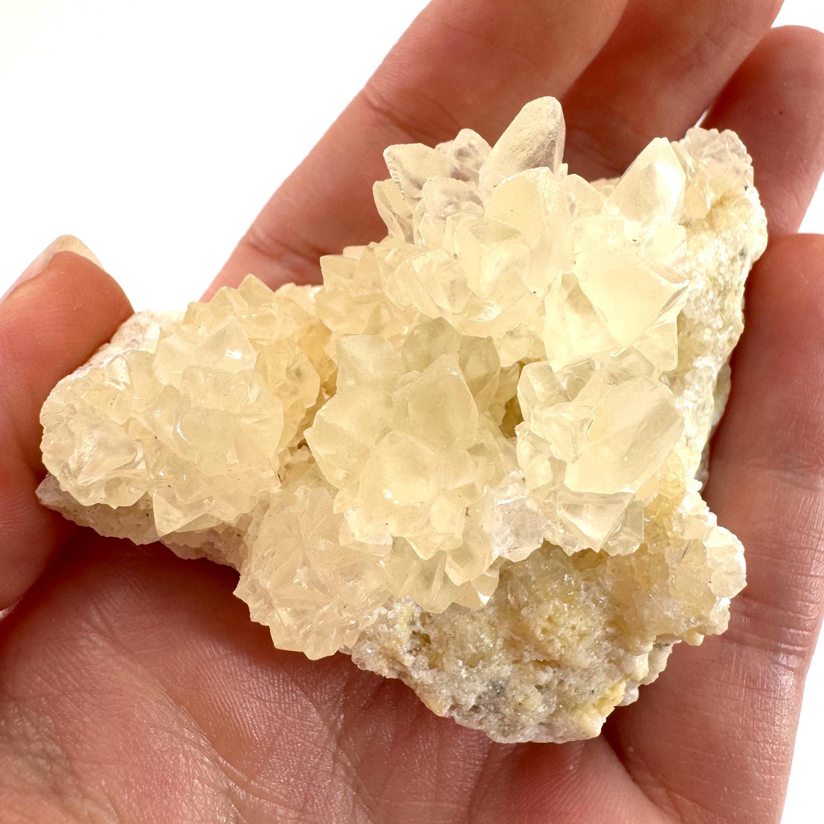 Fluorescent Calcite | UV-reactive crystal, natural mineral specimen from Indonesia