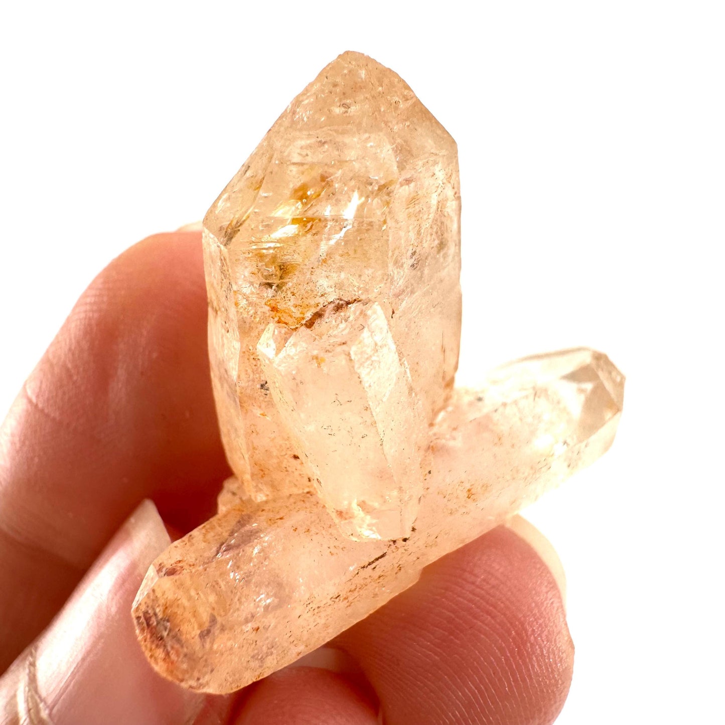 Petroleum Quartz | UV reactive firefly crystal, fluorescent mineral specimen from Madagascar