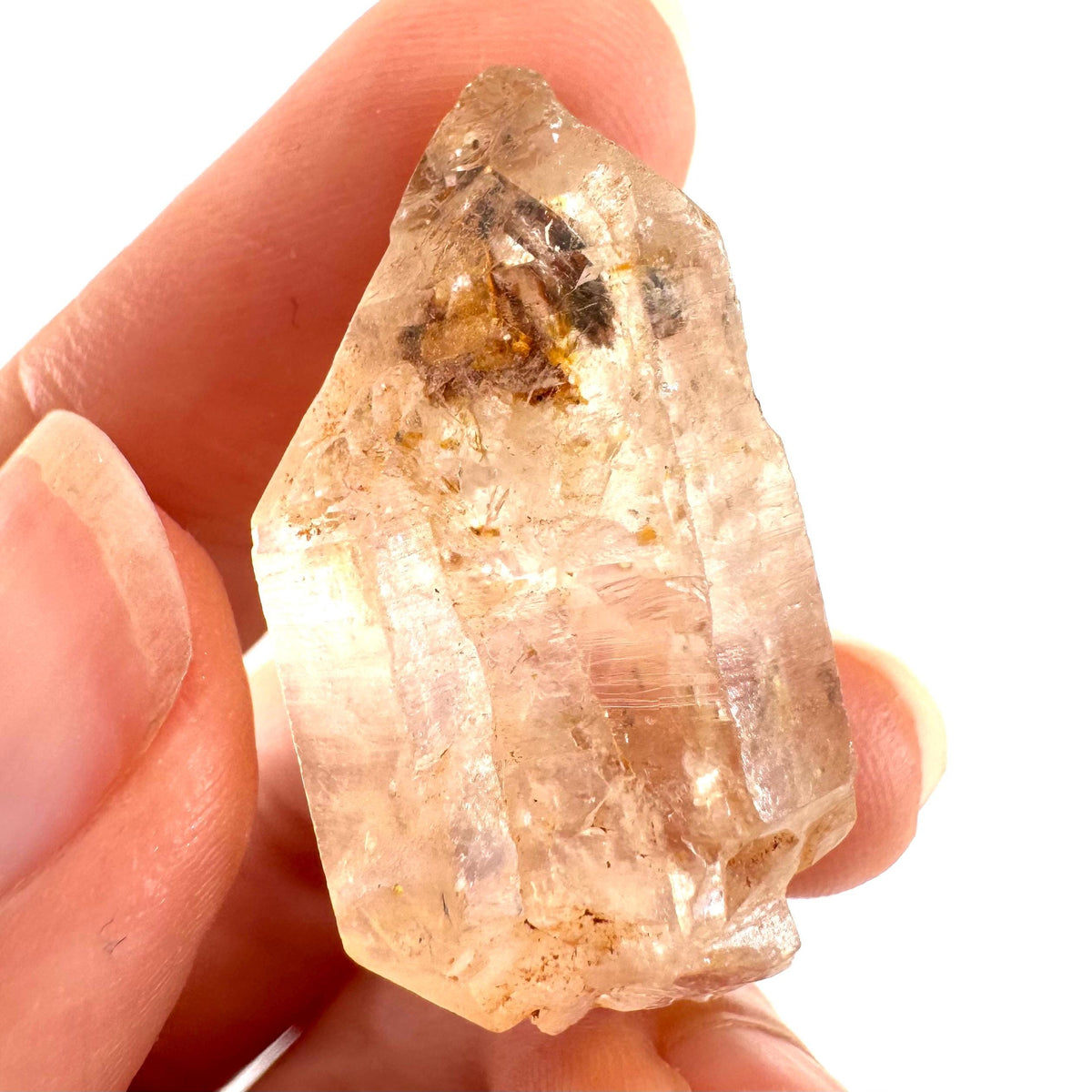Petroleum Quartz | UV reactive firefly crystal, fluorescent mineral specimen from Madagascar