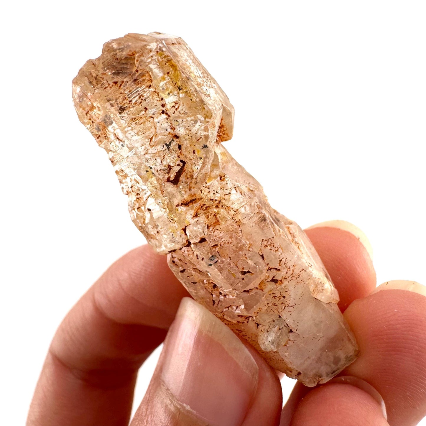 Petroleum Quartz | UV reactive firefly crystal, fluorescent mineral specimen from Madagascar