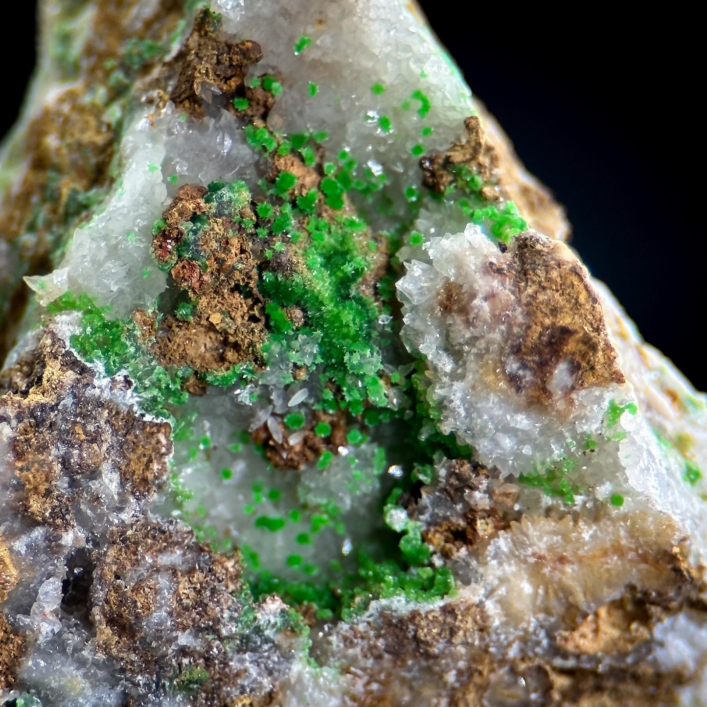 Conichalcite | green crystal, rare mineral specimen from Greece