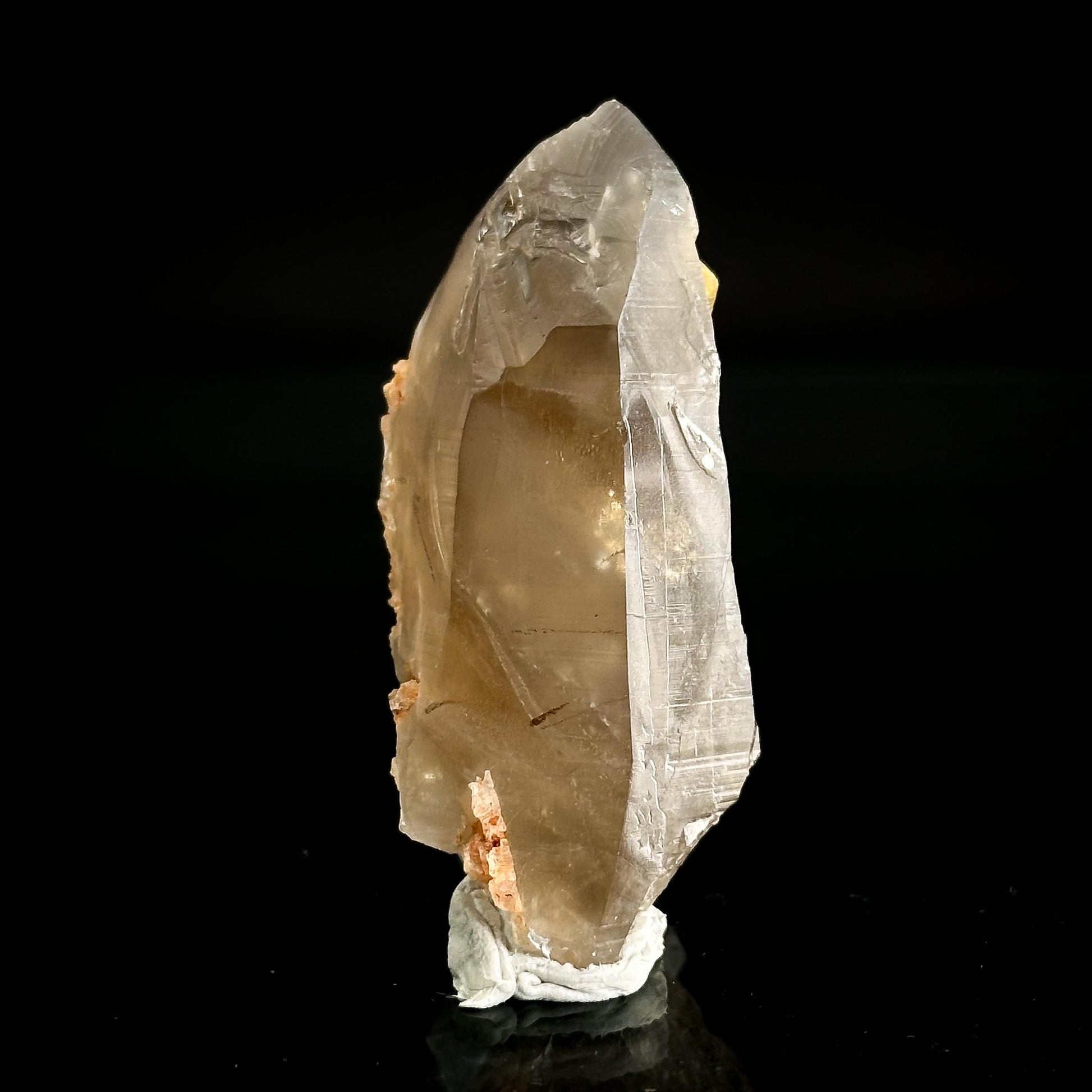 Chrysoberyl on Smoky Quartz | Yellow Crystal, Rare Mineral Specimen from Madagascar