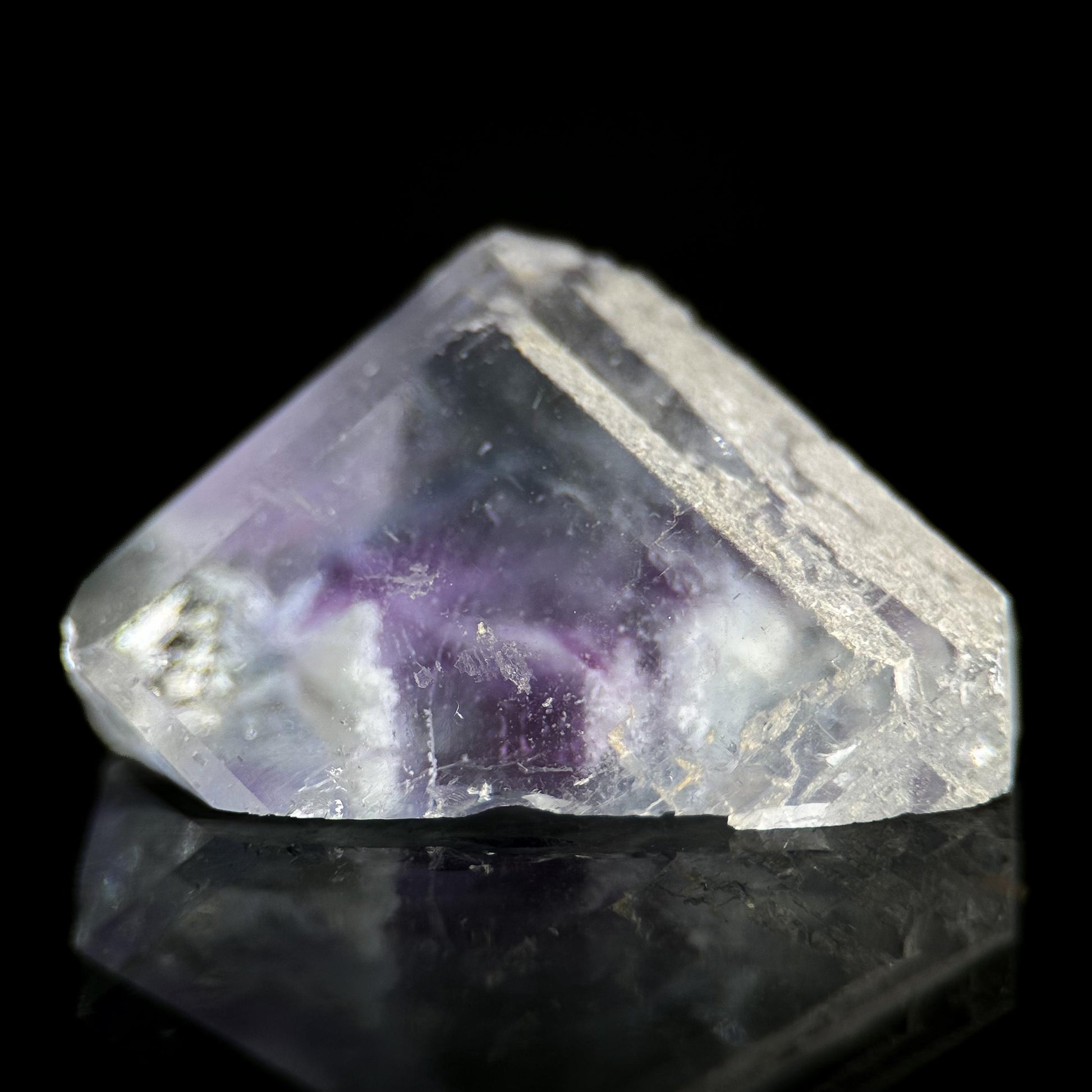 Fluorite | blue & purple crystal, mineral specimen from Berbes, Spain