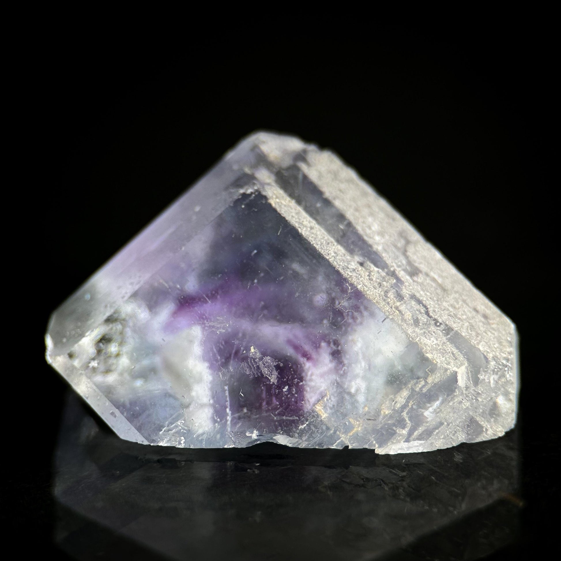 Fluorite | blue & purple crystal, mineral specimen from Berbes, Spain
