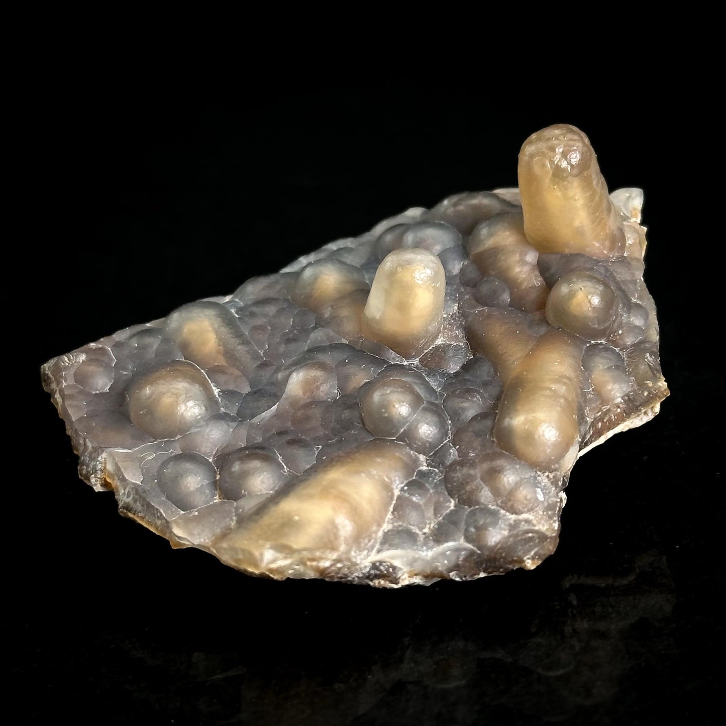 Chalcedony Stalactite | Botryoidal crystal, mineral specimen from Mexico