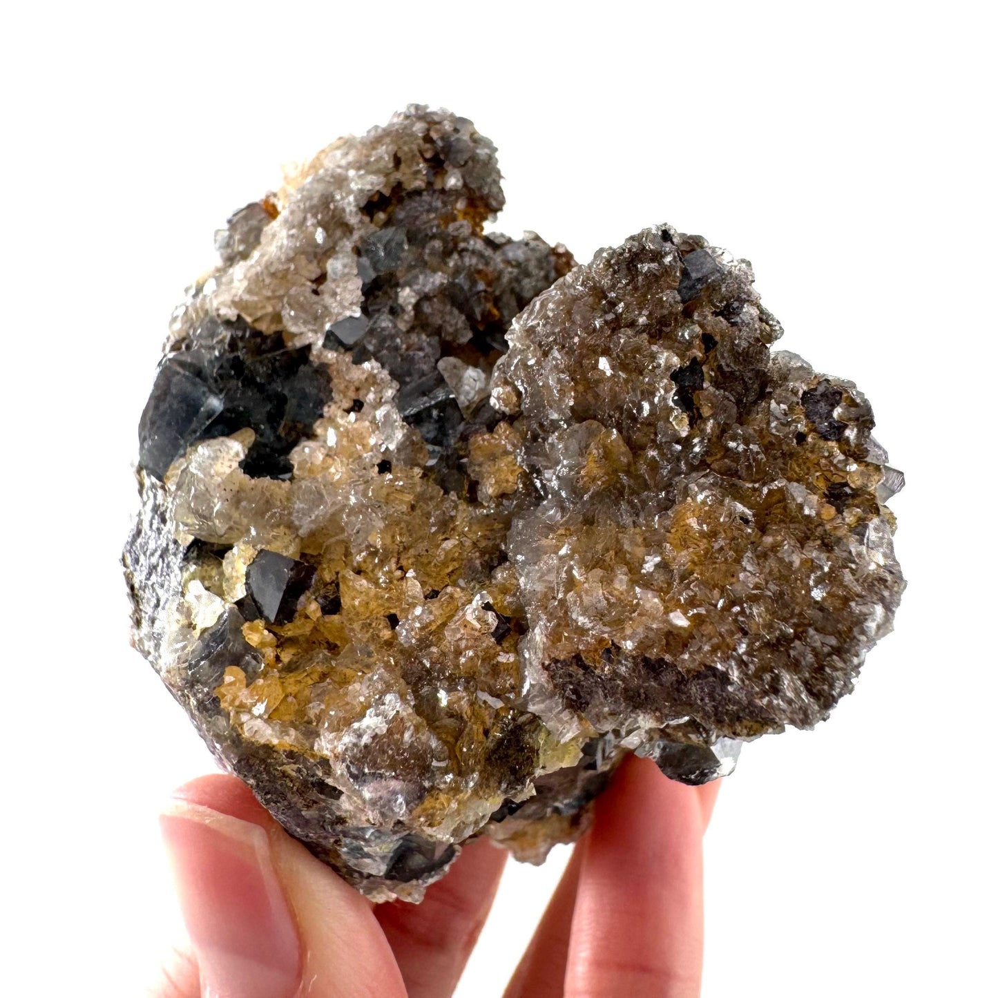 Okorusu Fluorite | blue crystal cluster, mineral specimen from Namibia
