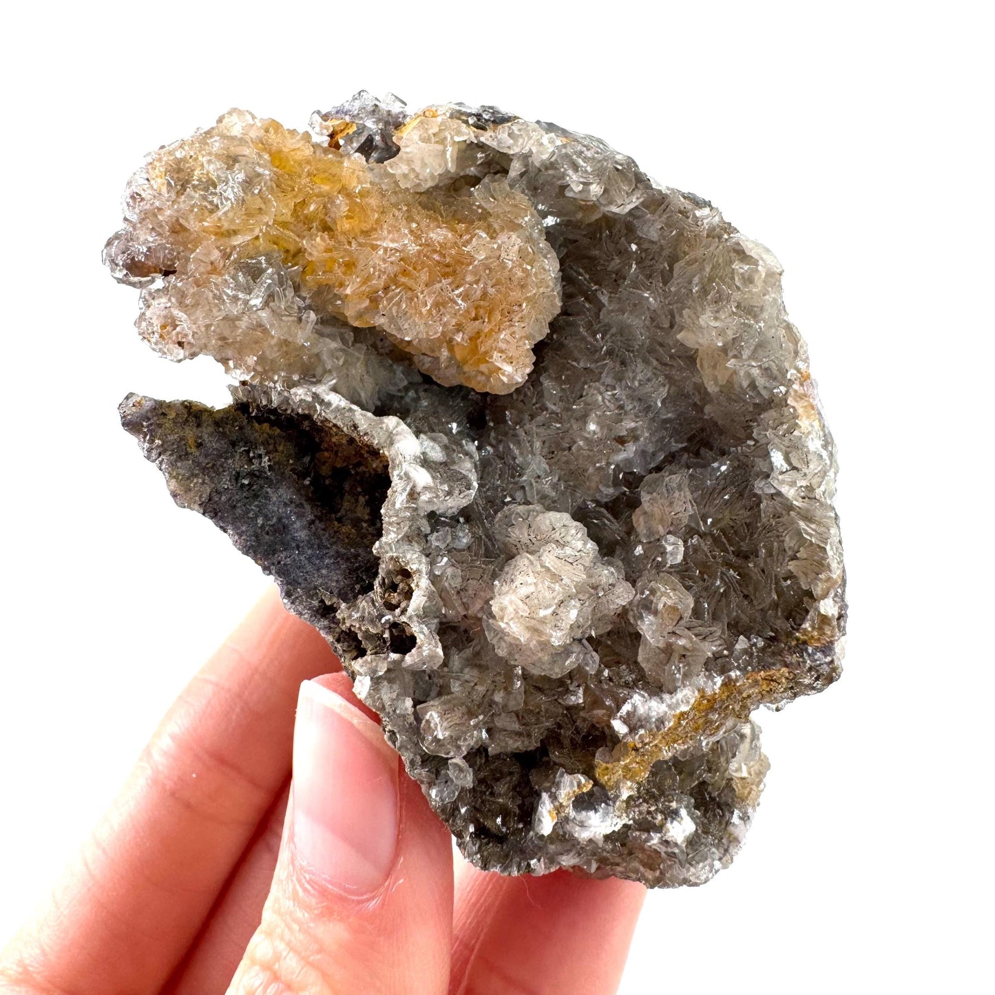 Okorusu Fluorite | blue crystal cluster, mineral specimen from Namibia
