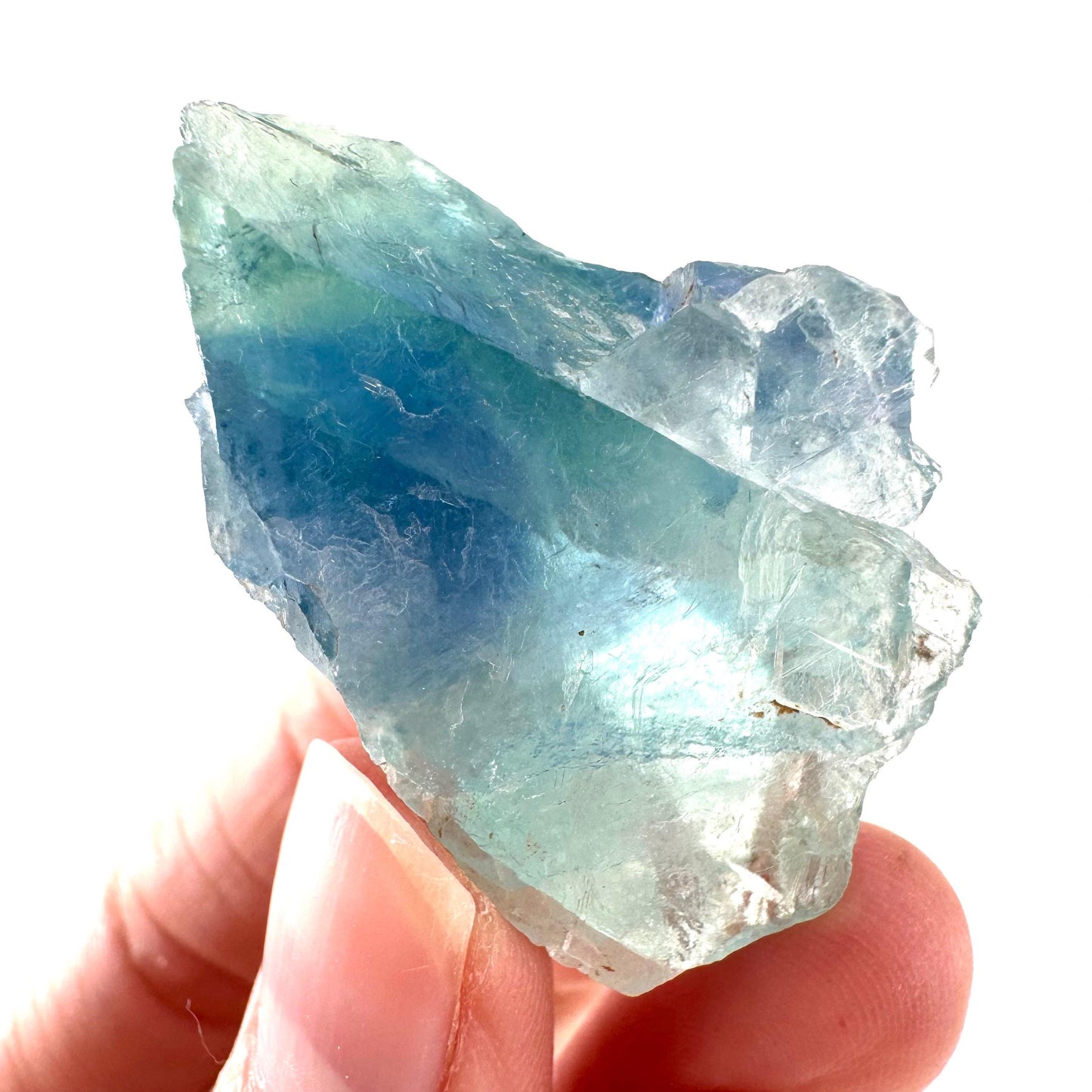 Okorusu Fluorite | blue crystal cluster, mineral specimen from Namibia