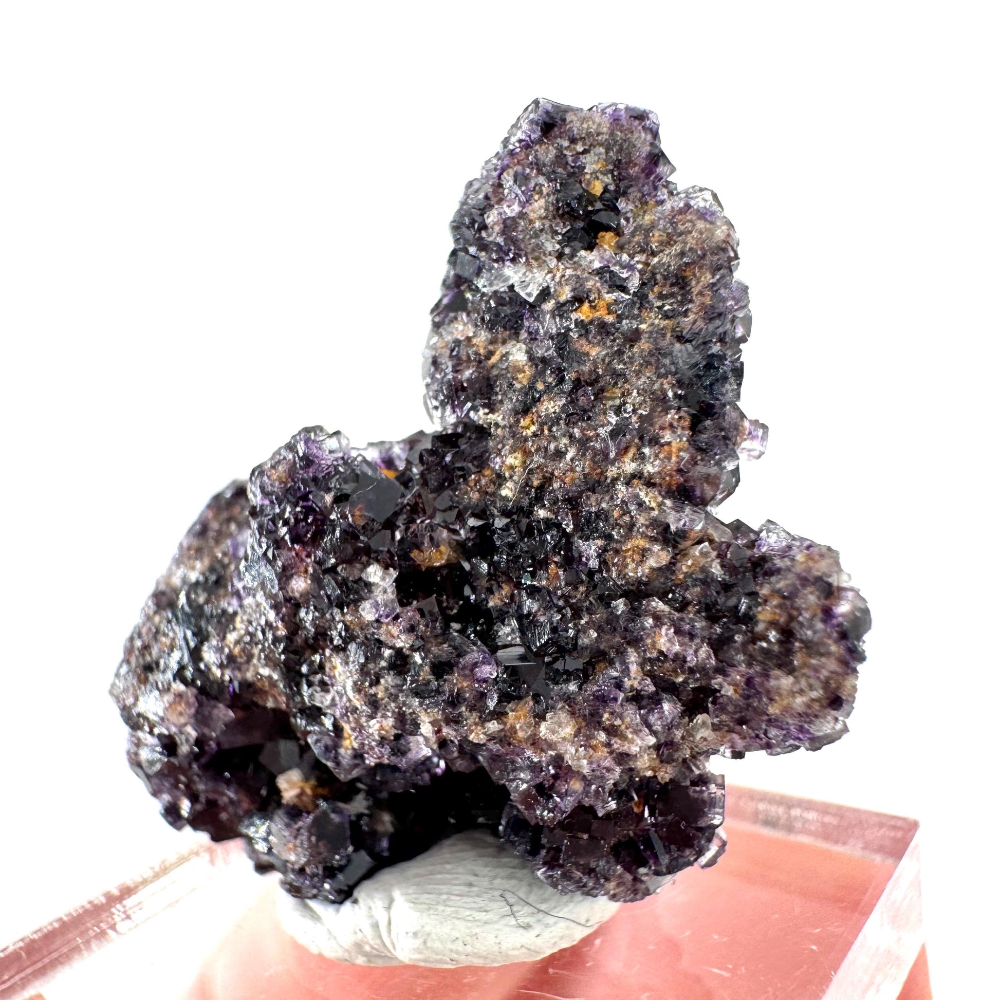 Okorusu Fluorite | purple crystal cluster, mineral specimen from Namibia