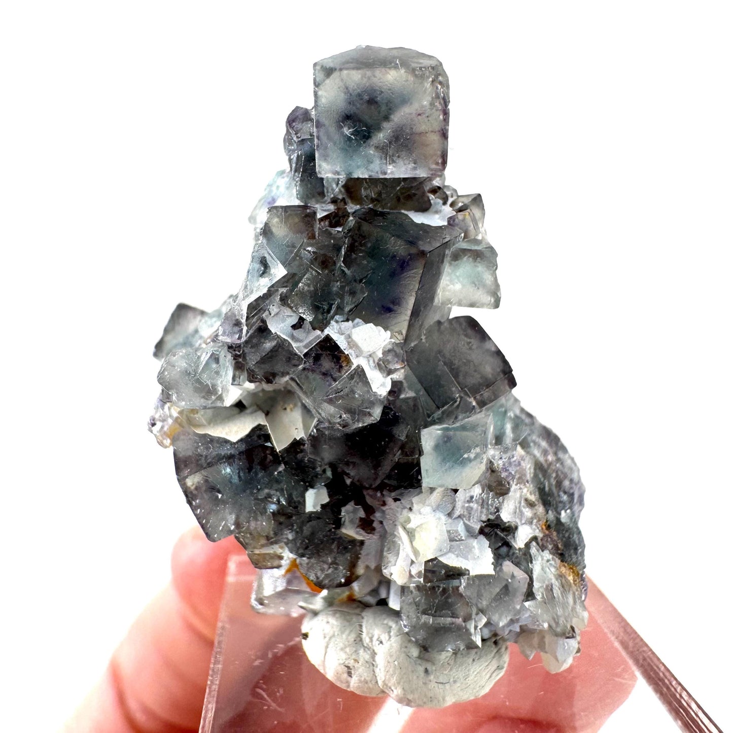 Okorusu Fluorite | blue crystal cluster, mineral specimen from Namibia