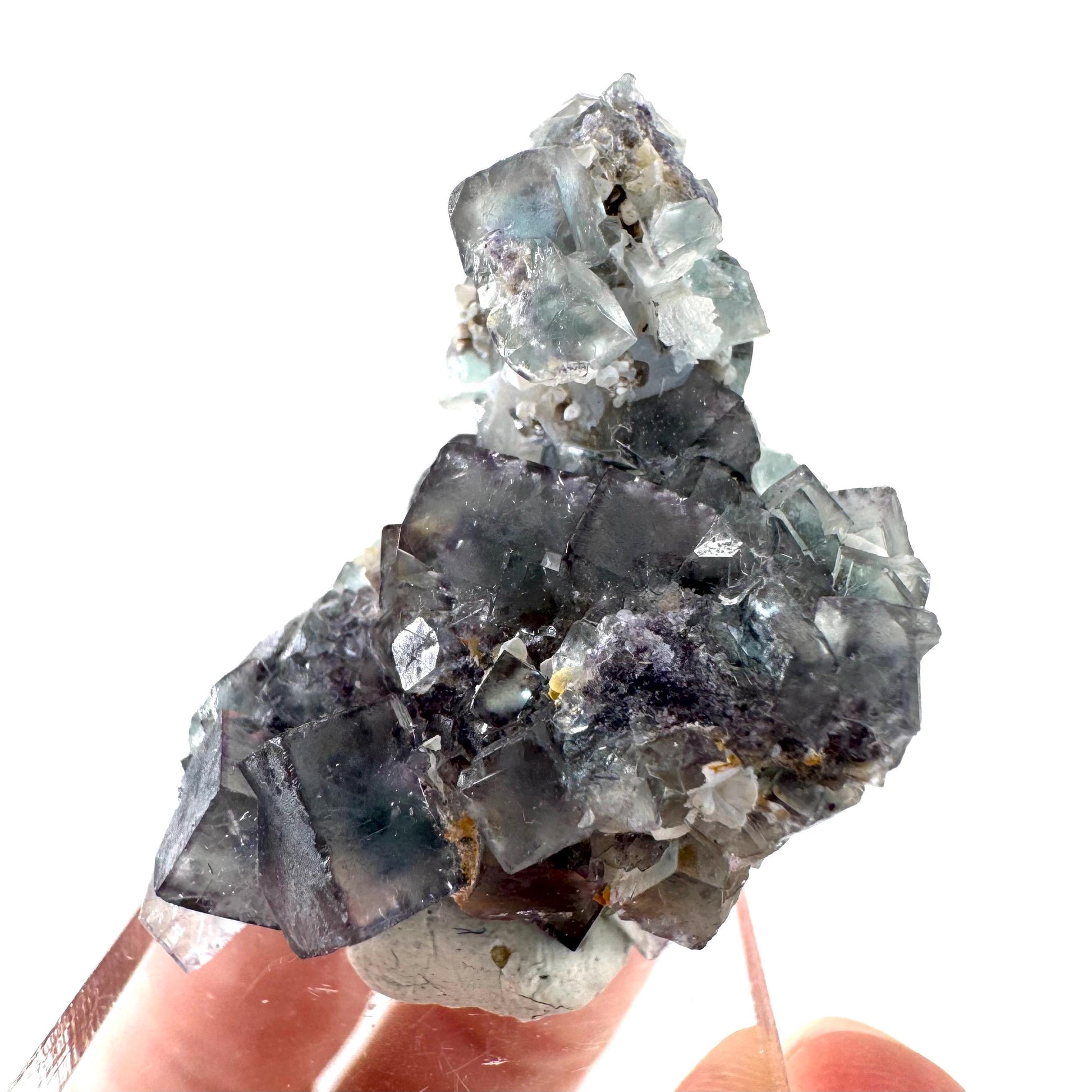 Okorusu Fluorite | blue crystal cluster, mineral specimen from Namibia