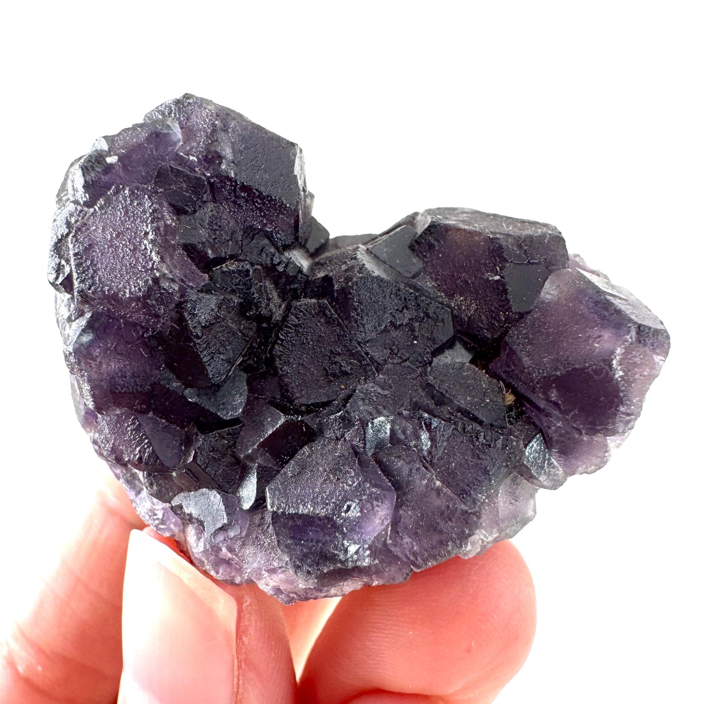 Okorusu Fluorite | purple crystal cluster, mineral specimen from Namibia