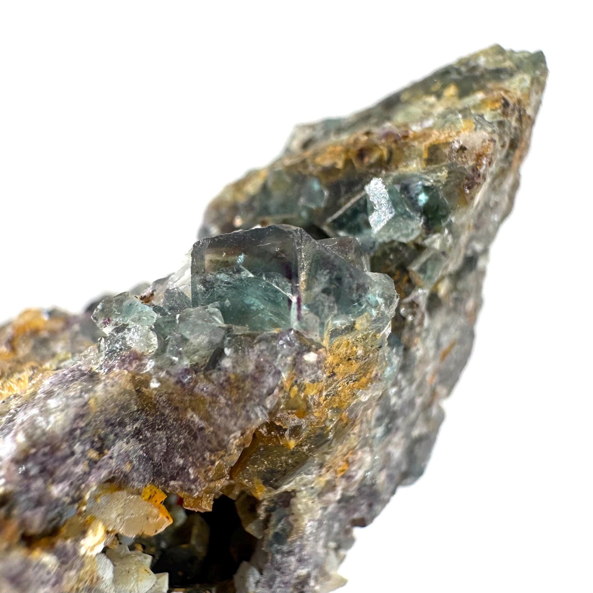 Okorusu Fluorite | blue & purple crystal cluster, mineral specimen from Namibia