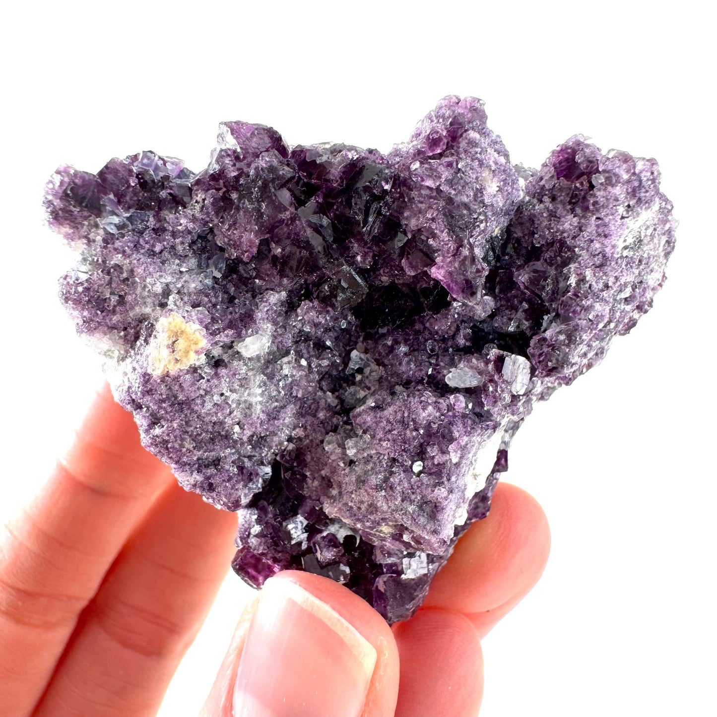 Okorusu Fluorite | purple crystal cluster, mineral specimen from Namibia