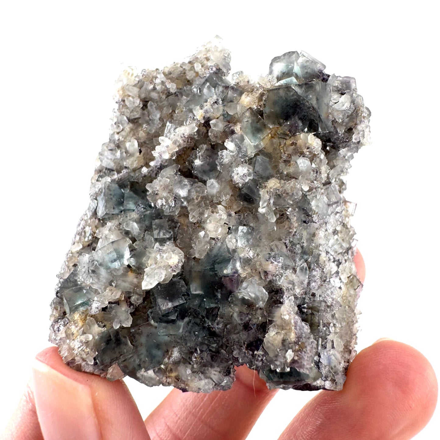 Okorusu Fluorite | blue & purple crystal cluster, mineral specimen from Namibia