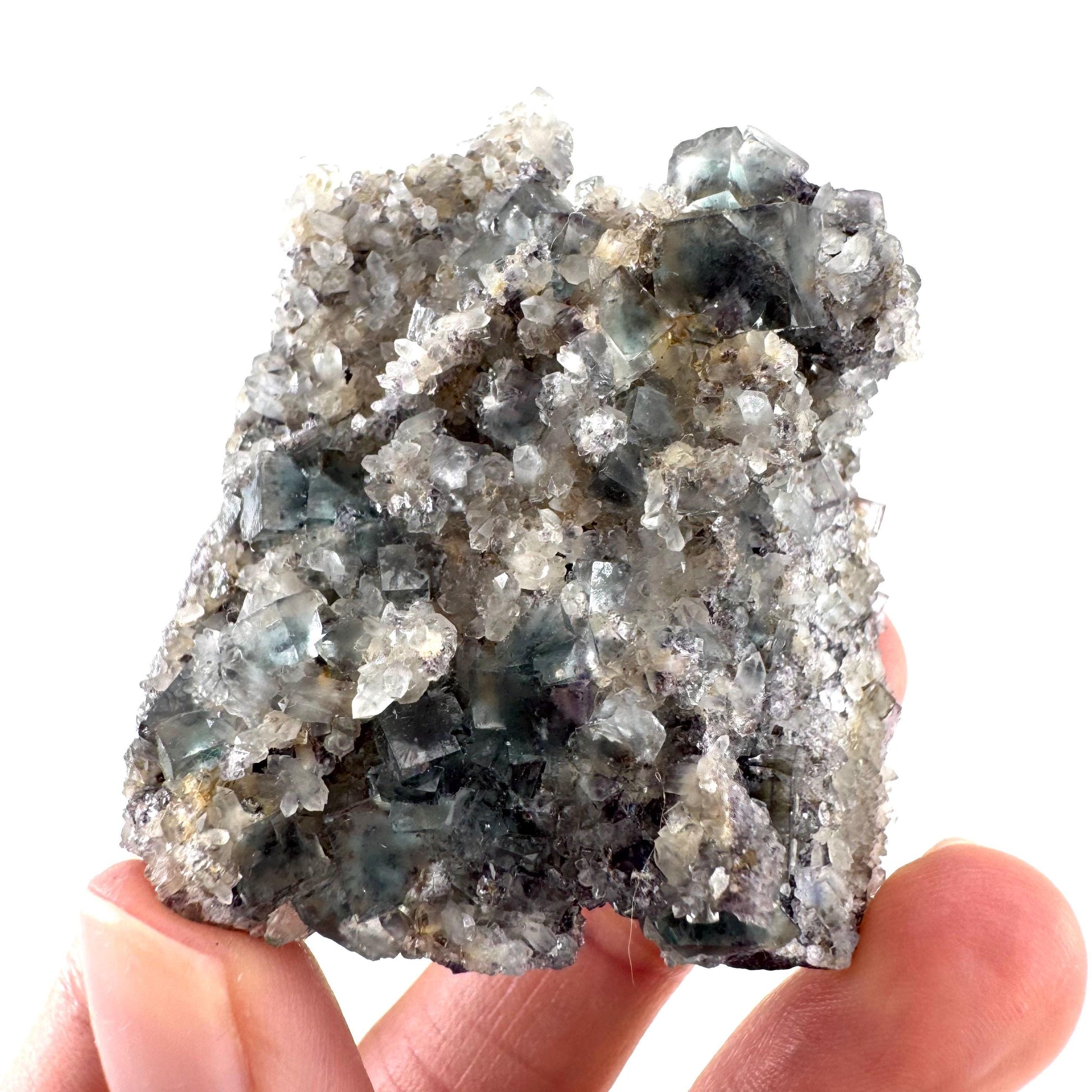 Okorusu Fluorite | blue & purple crystal cluster, mineral specimen from Namibia