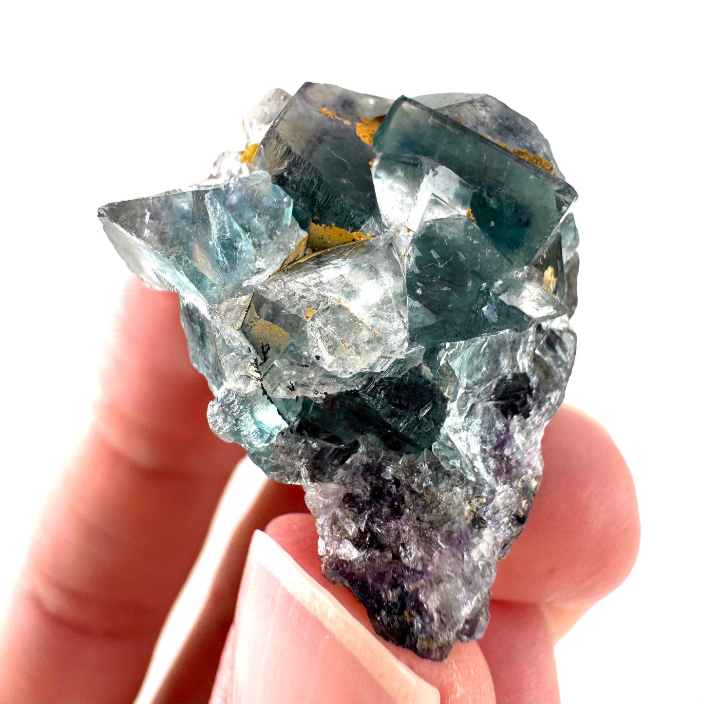 Okorusu Fluorite | blue crystal cluster, mineral specimen from Namibia